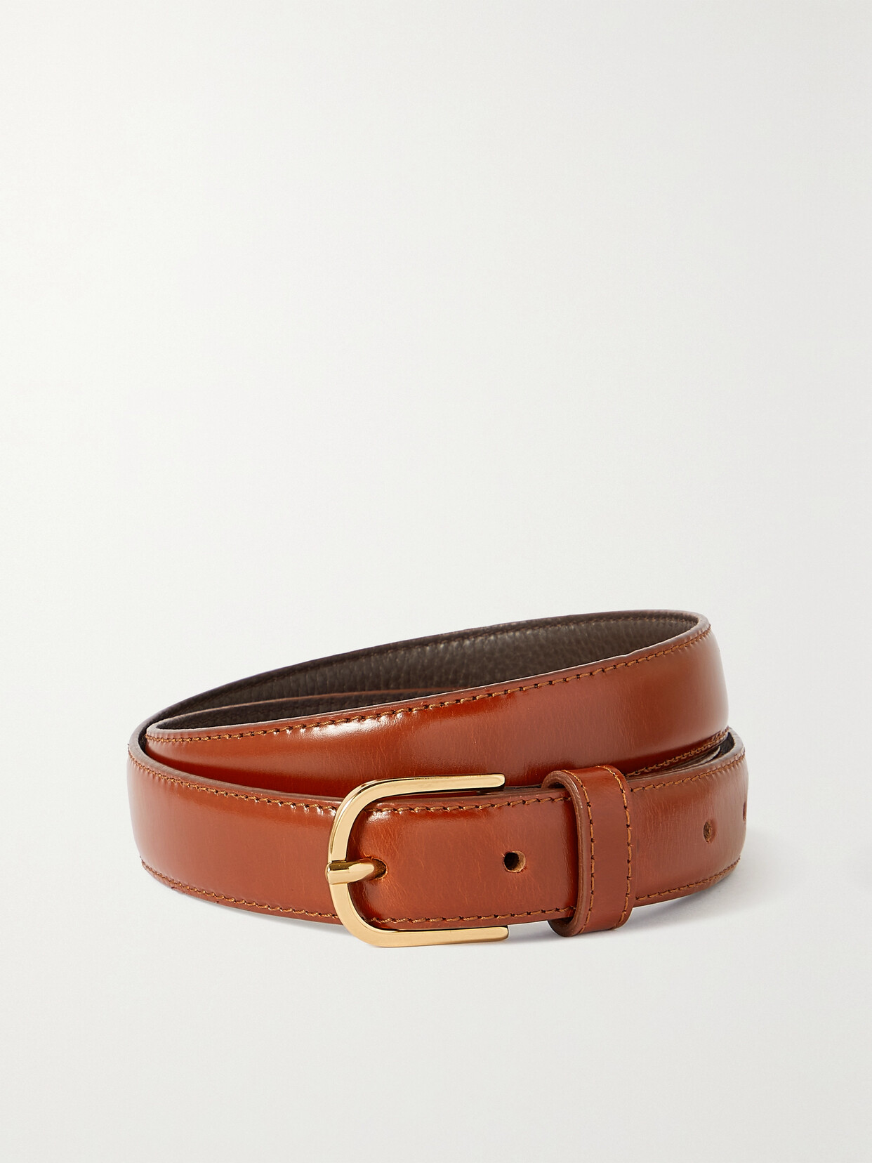 TOTEME - Leather Belt - Brown