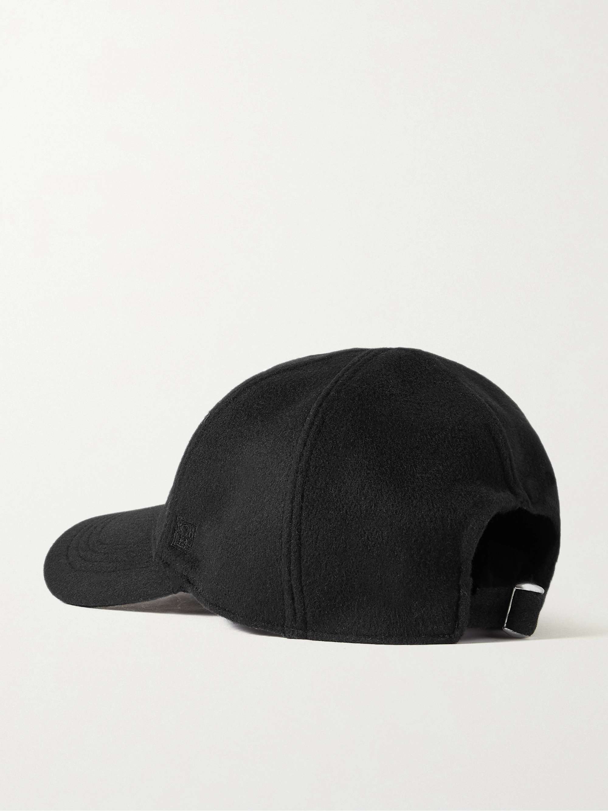 Black Double wool and cashmere baseball cap | TOTÊME | NET-A-PORTER