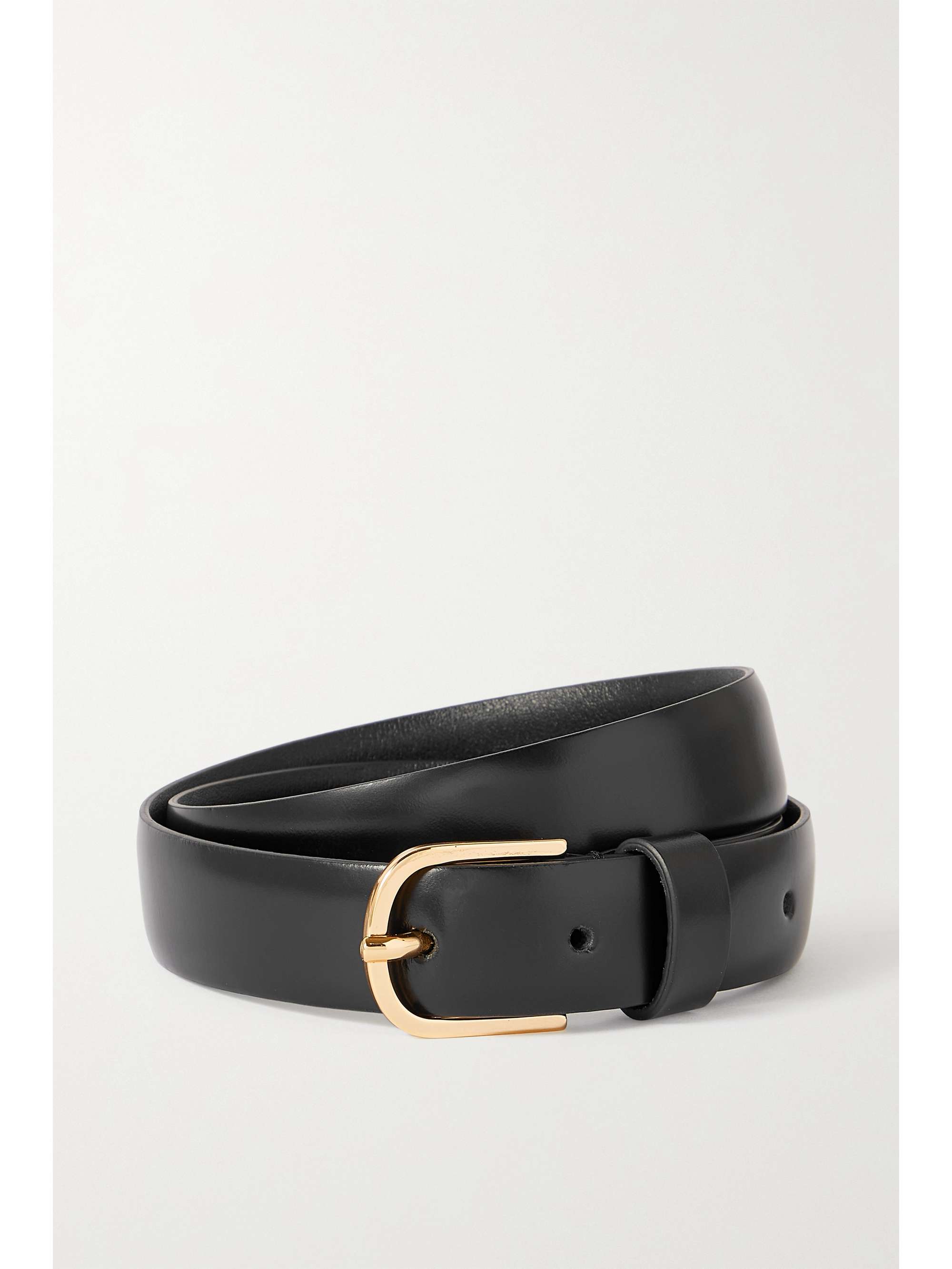 Black Leather belt | TOTEME | NET-A-PORTER