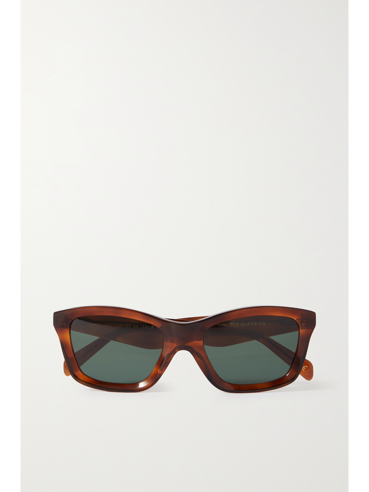 TOTÊME THE CLASSICS D-FRAME TORTOISESHELL ACETATE SUNGLASSES