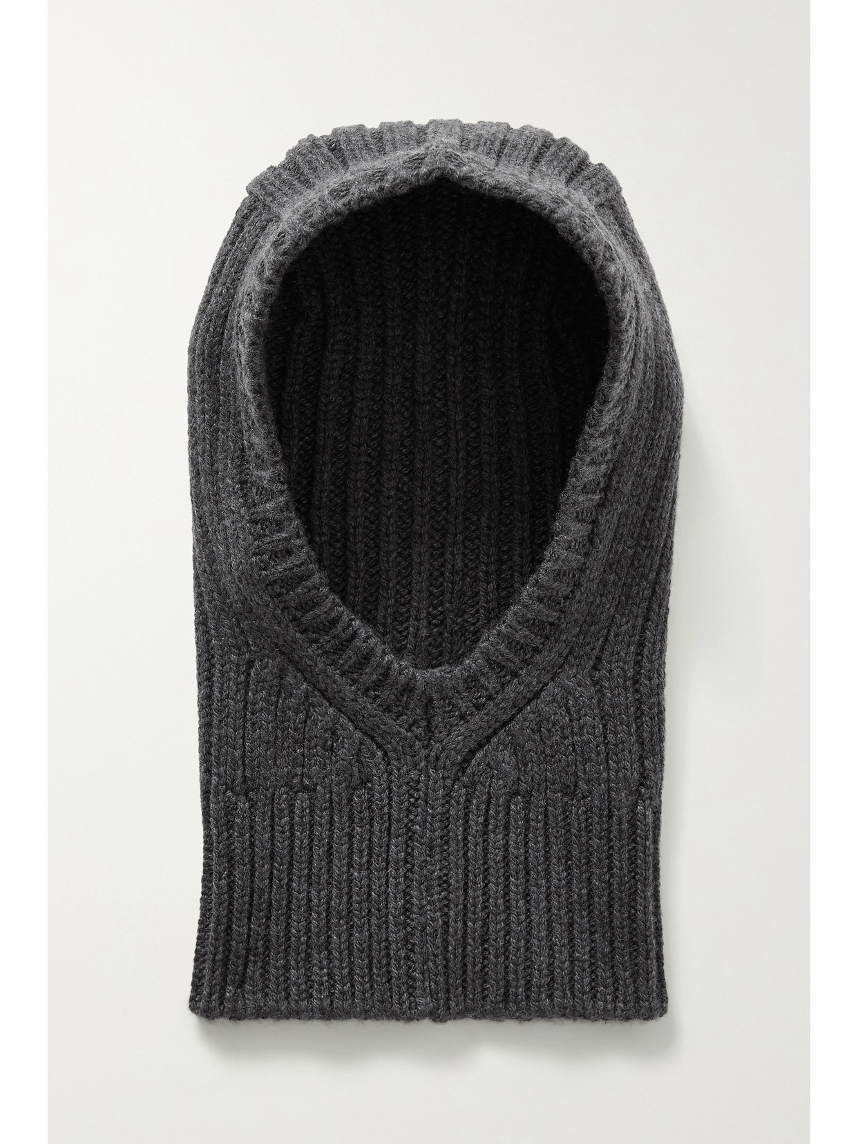 The Row Everest Ribbed Cashmere Snood In Gray