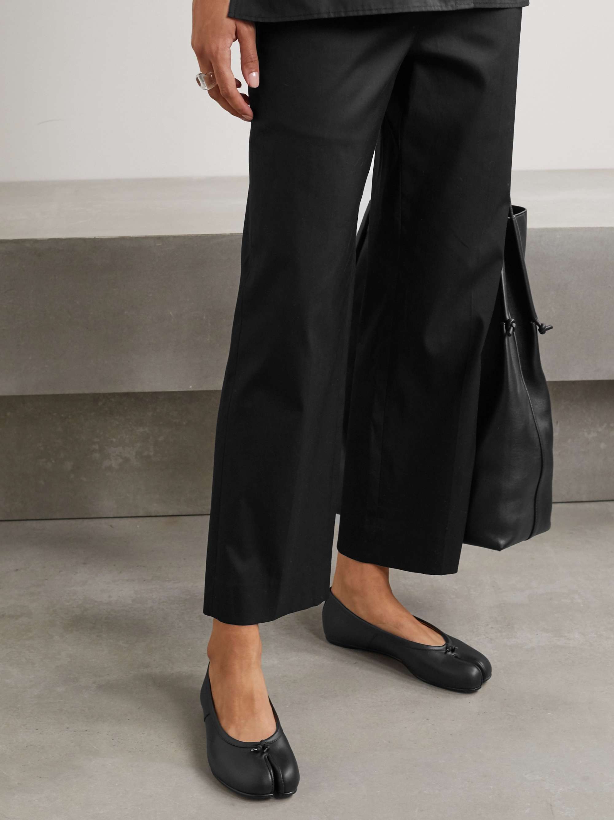 Tabi split-toe leather ballet flats Tabi split-toe leather ballet flats
