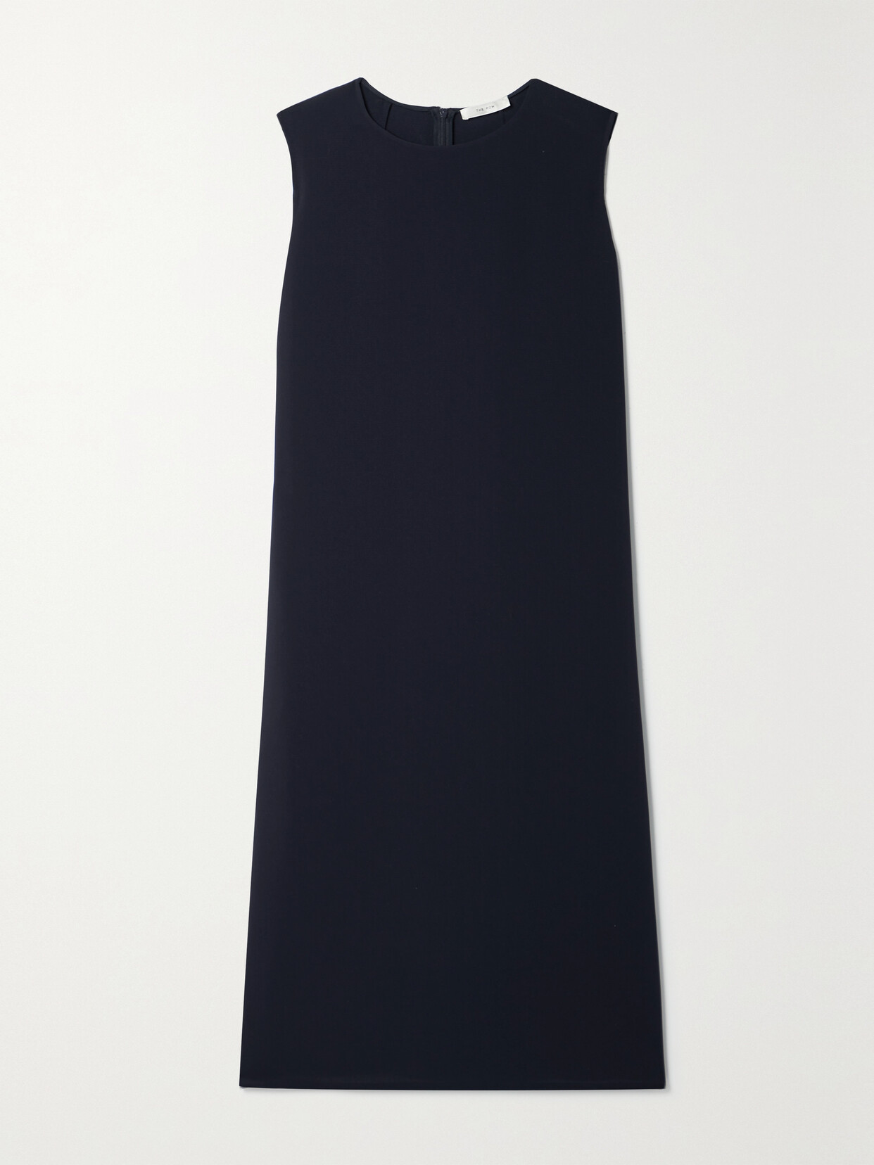 Shop The Row Mirna Crepe Midi Dress In Blue