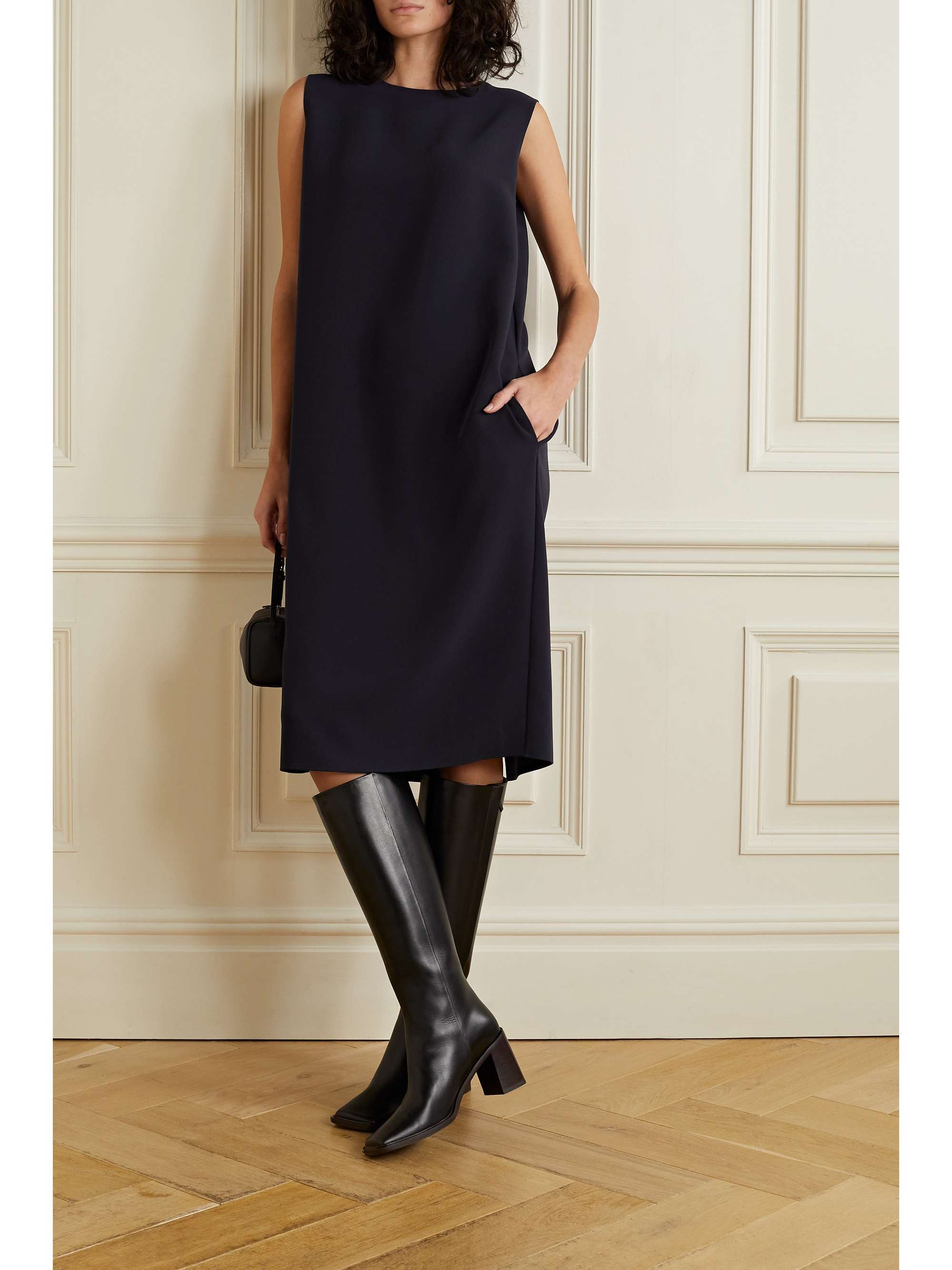 THE ROW MIRNA DRESS ワンピース（Mirna Dress Blue in Cady