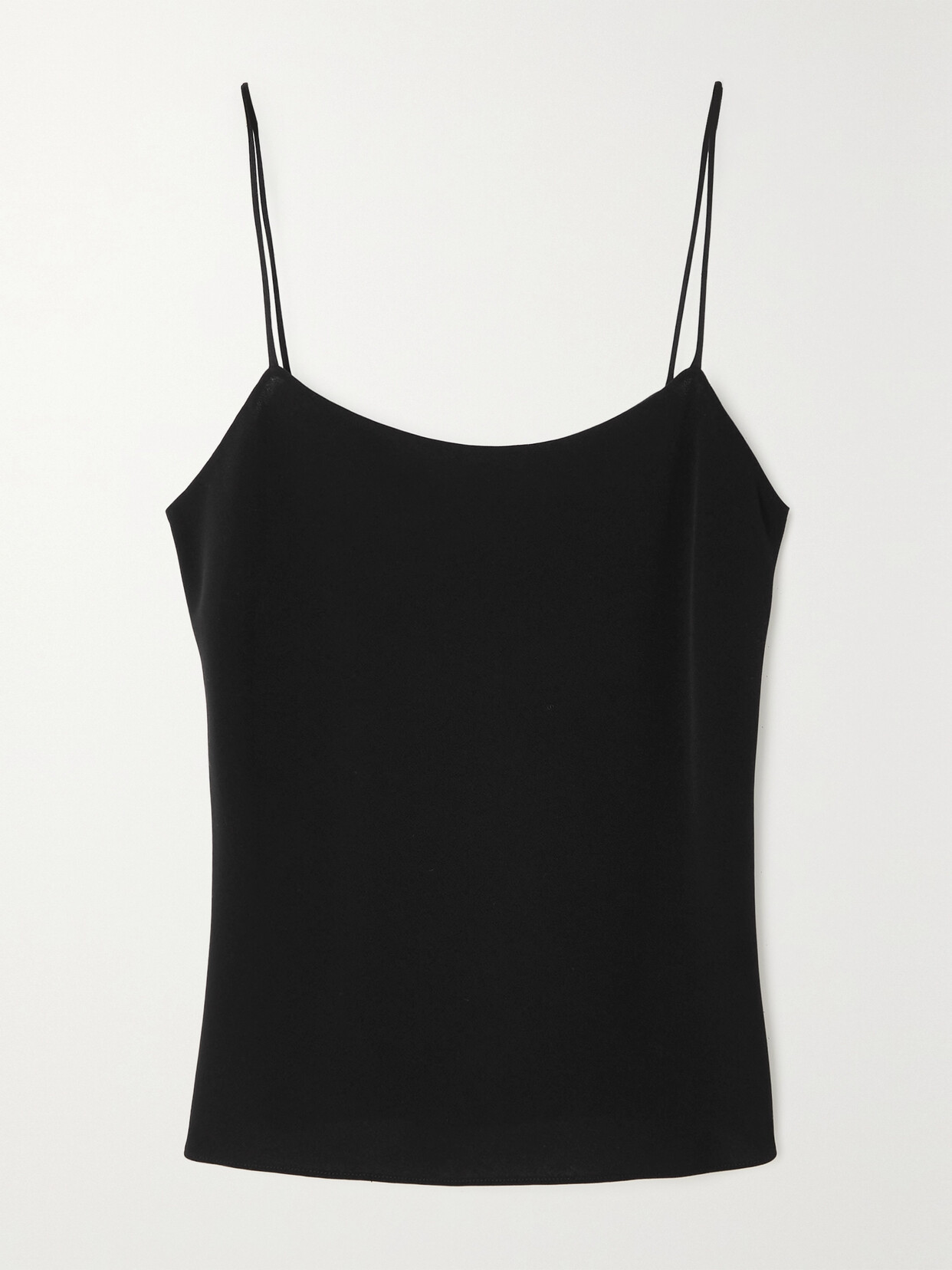 Shop The Row Biggins Matte-satin Camisole In Black