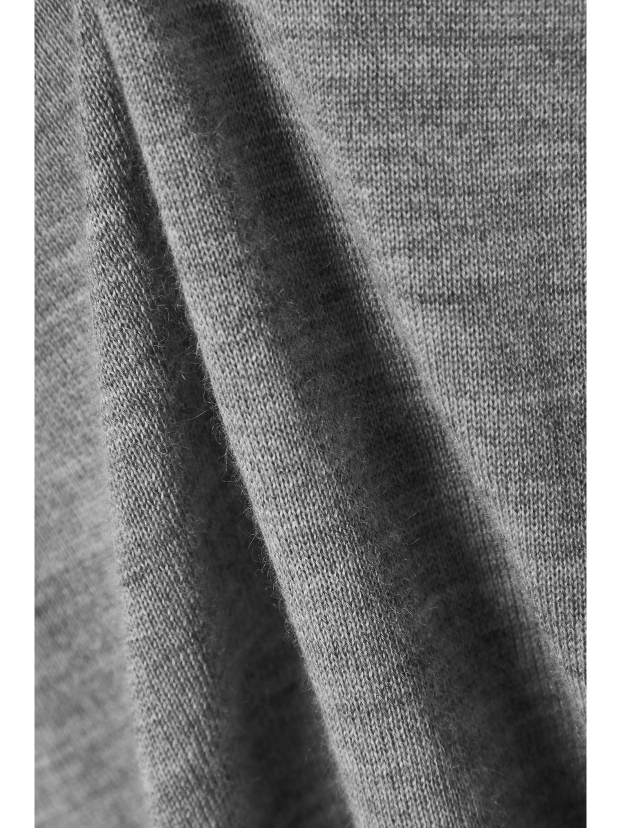 The Row Balham Cashmere Top In Gray