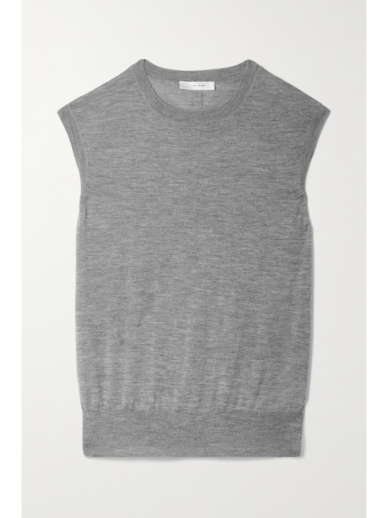 The Row - Essentials Balham Cashmere Top - Gray