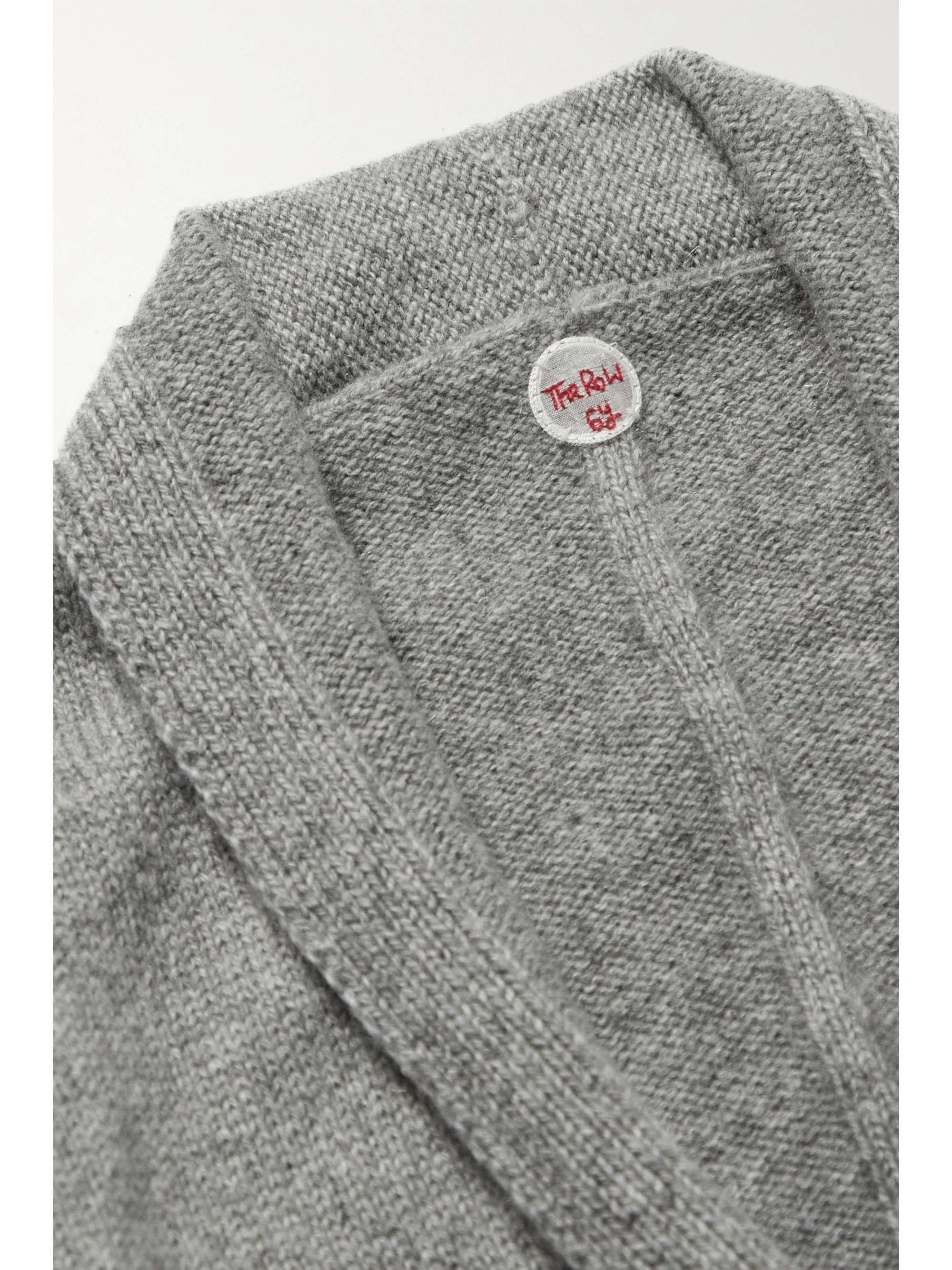 THE ROW KIDS Huey belted cashmere cardigan