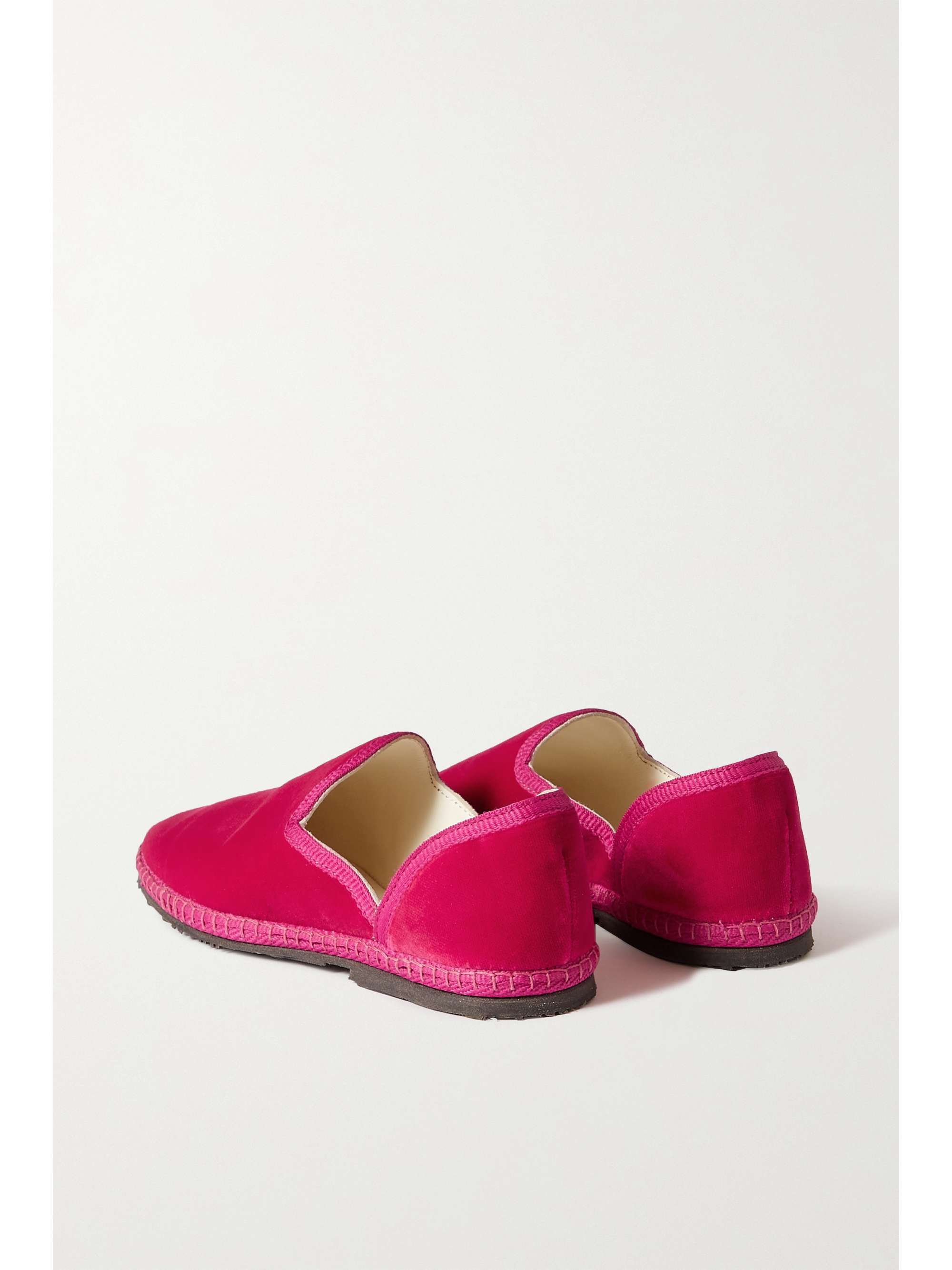 THE ROW KIDS Friulane velvet slippers