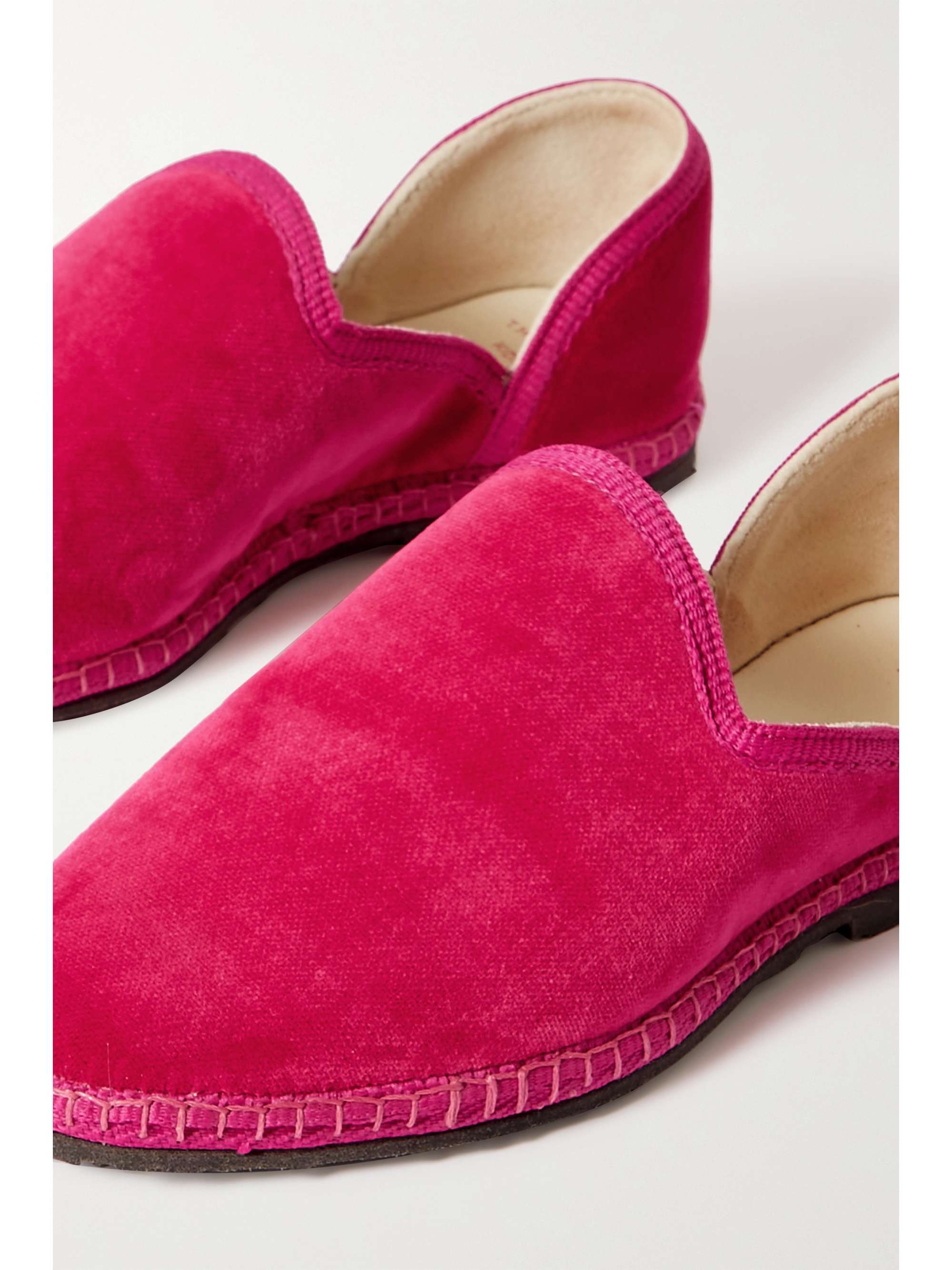 THE ROW KIDS Friulane velvet slippers
