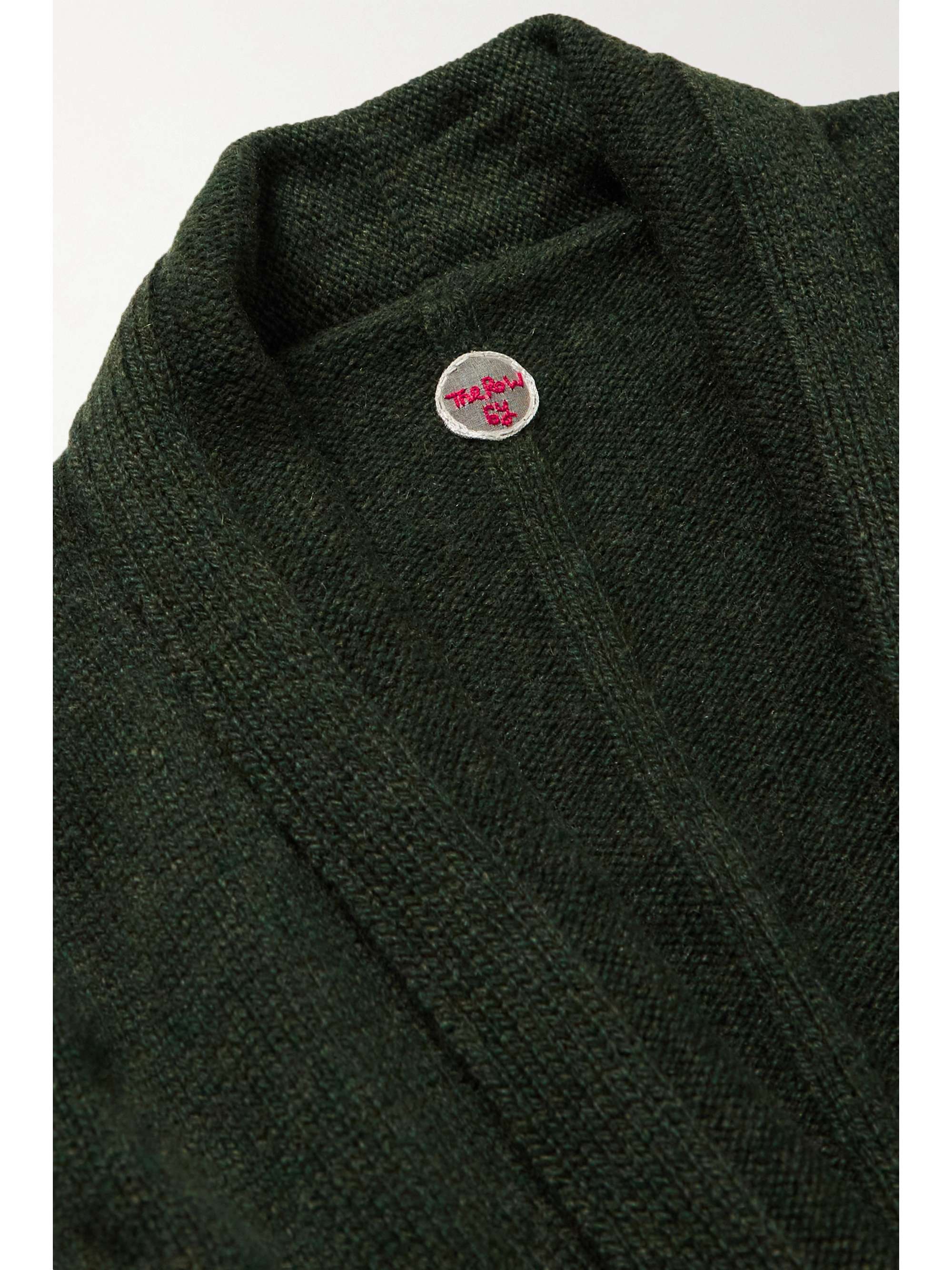 THE ROW KIDS Huey belted cashmere cardigan