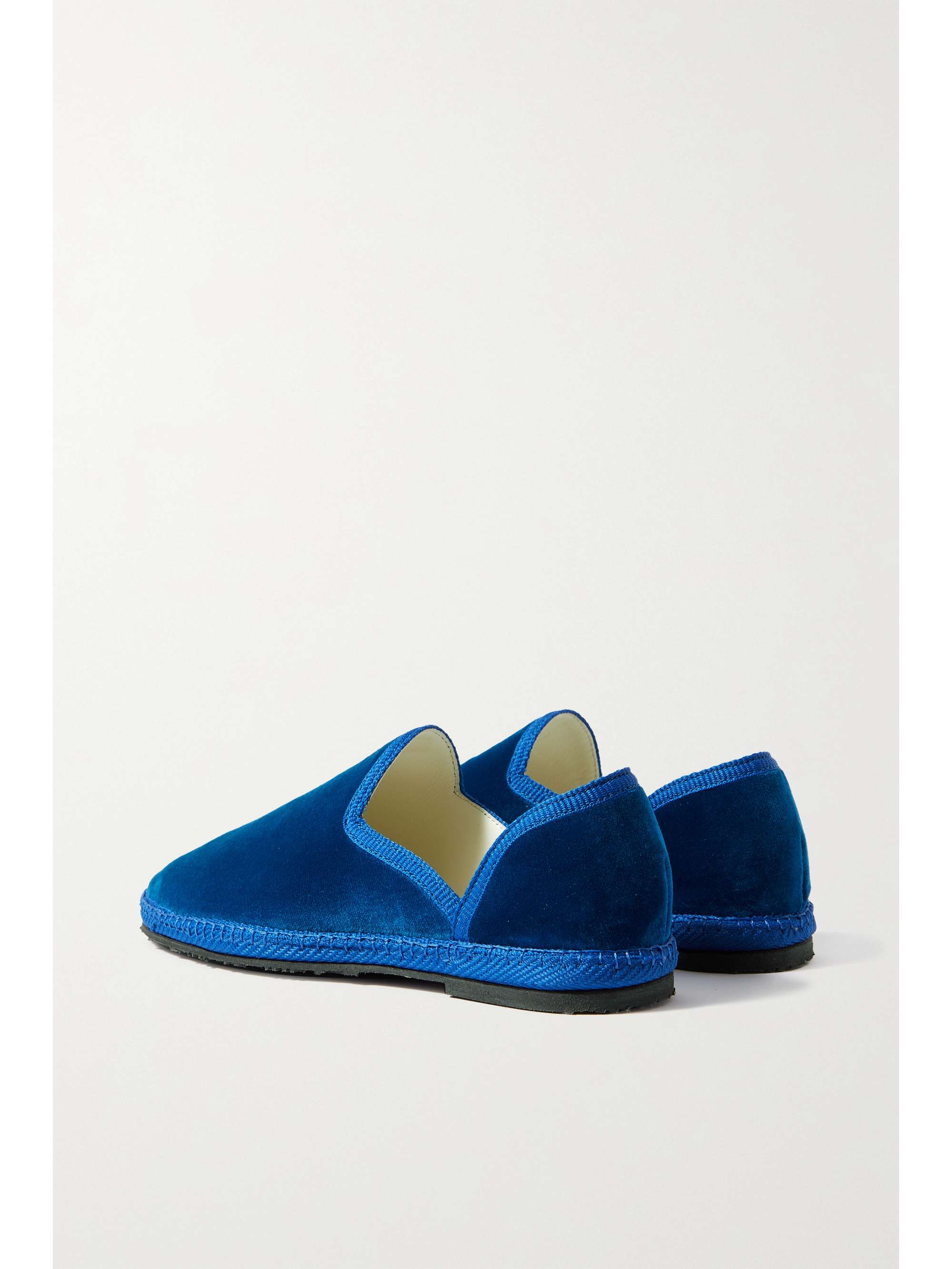 THE ROW KIDS Friulane velvet slippers