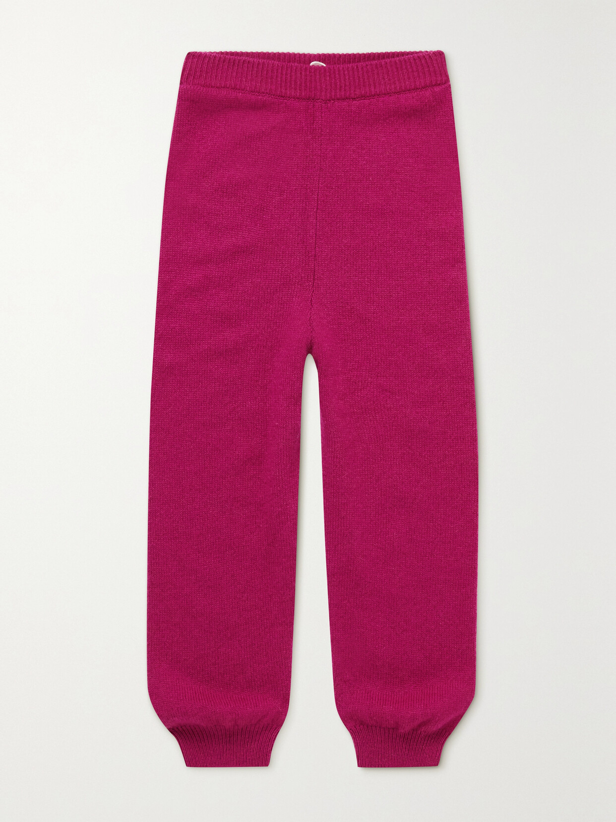 The Row Louie Cashmere Track Trousers In Pink