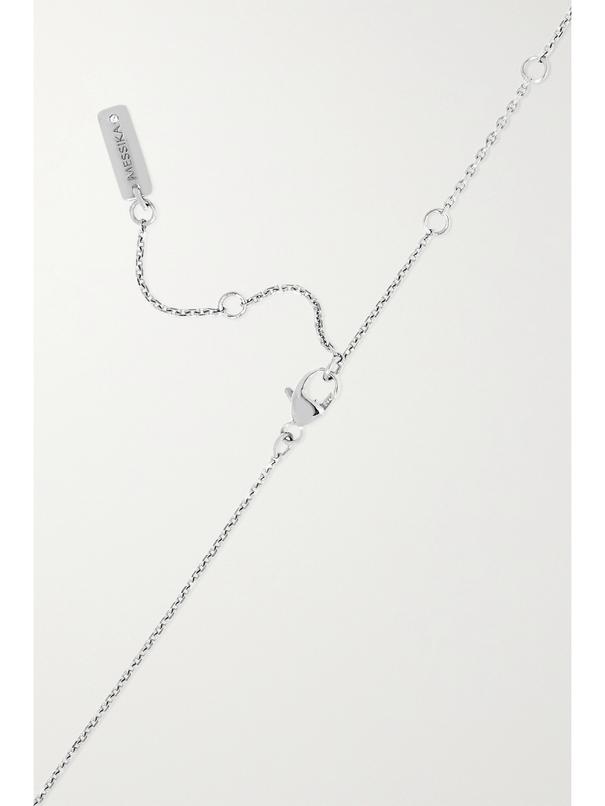 Messika Baby Move 18-karat White Gold Diamond Necklace In Gold