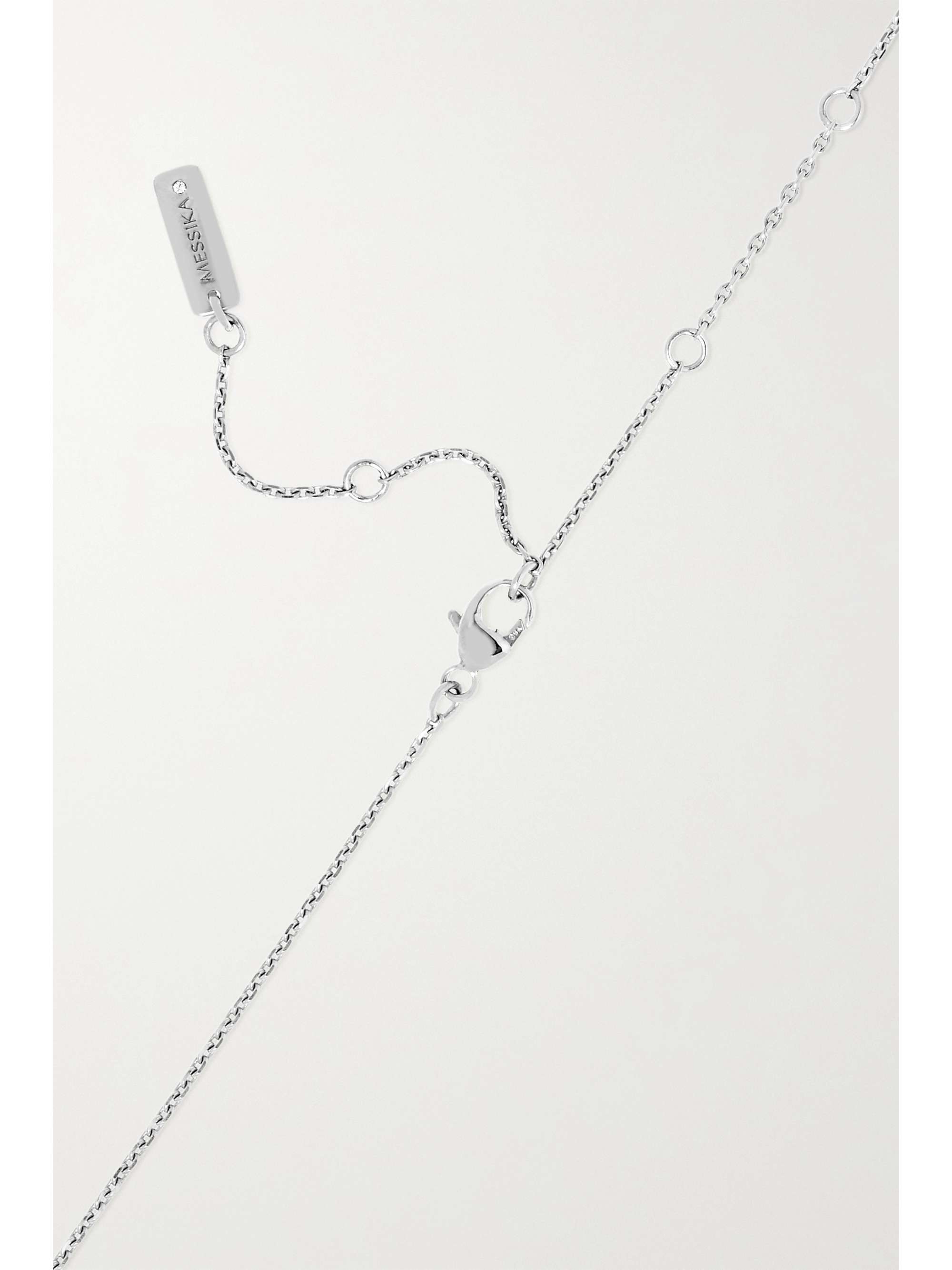 MESSIKA Baby Move 18-karat white gold diamond necklace