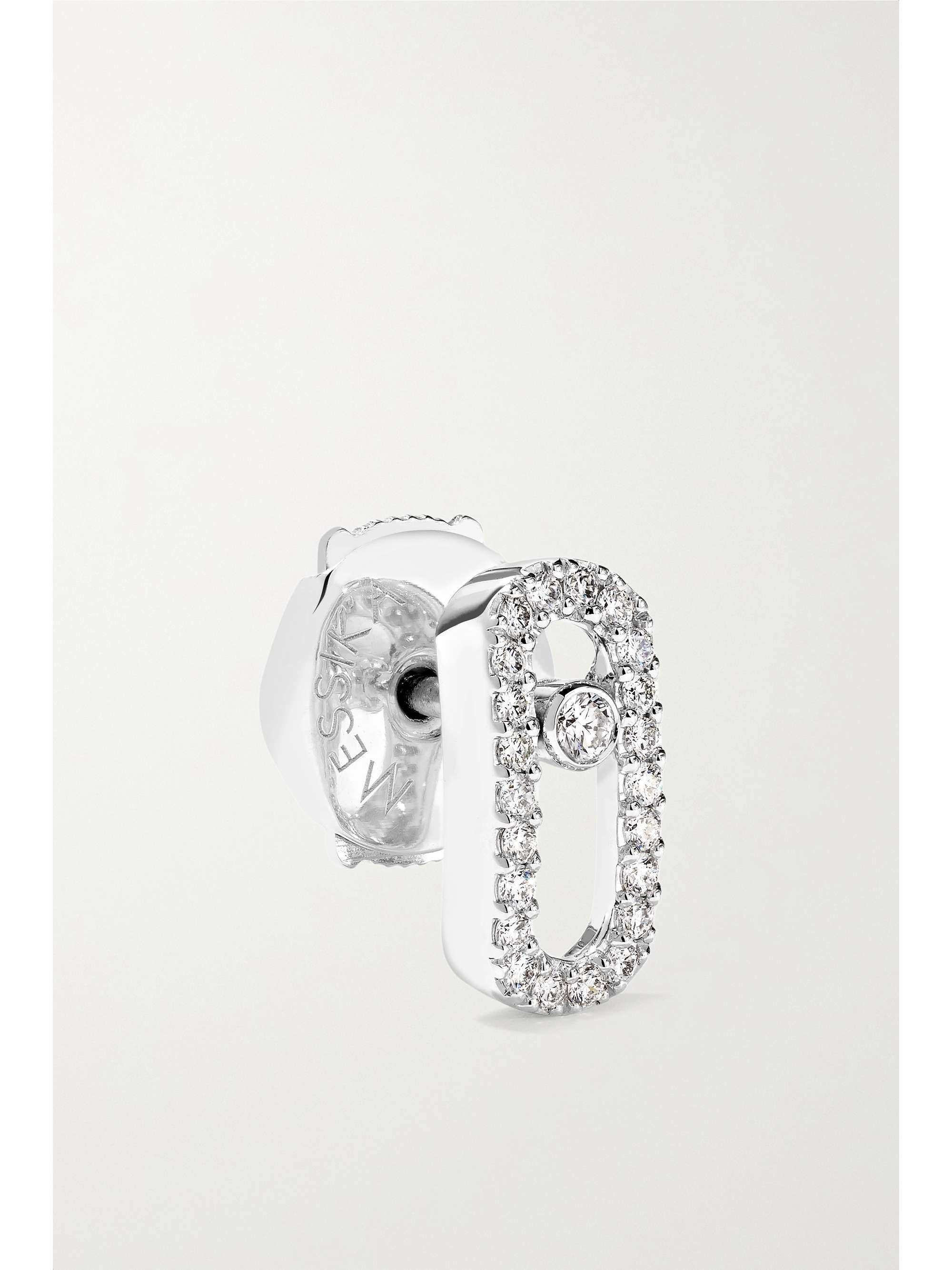 MESSIKA Move Uno 18-karat white gold diamond earrings