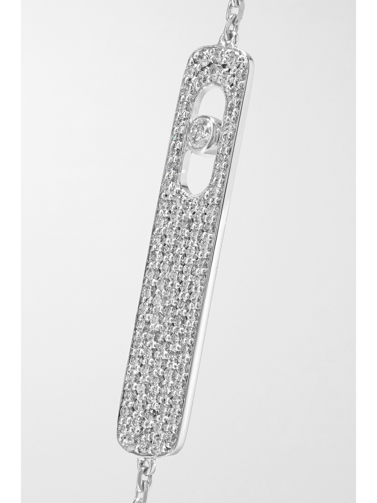 Shop Messika My First Diamond 18-karat White Gold Diamond Bracelet