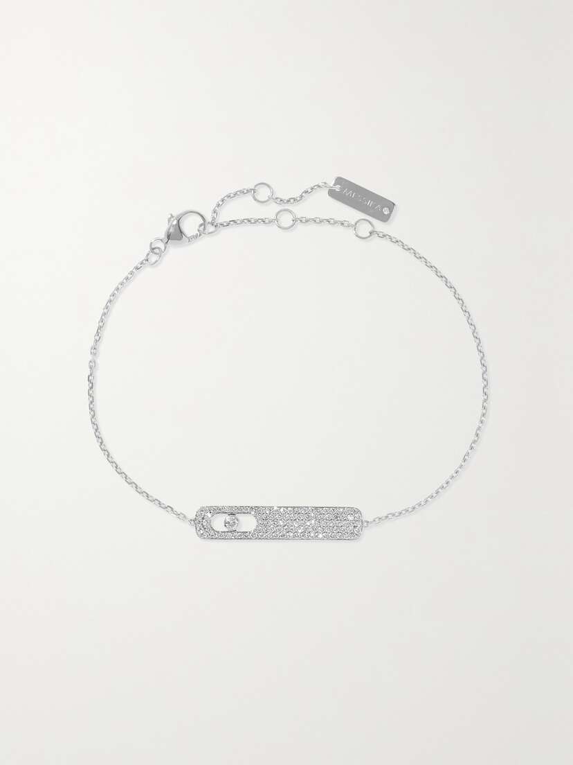 Messika My First Diamond 18-karat White Gold Diamond Bracelet