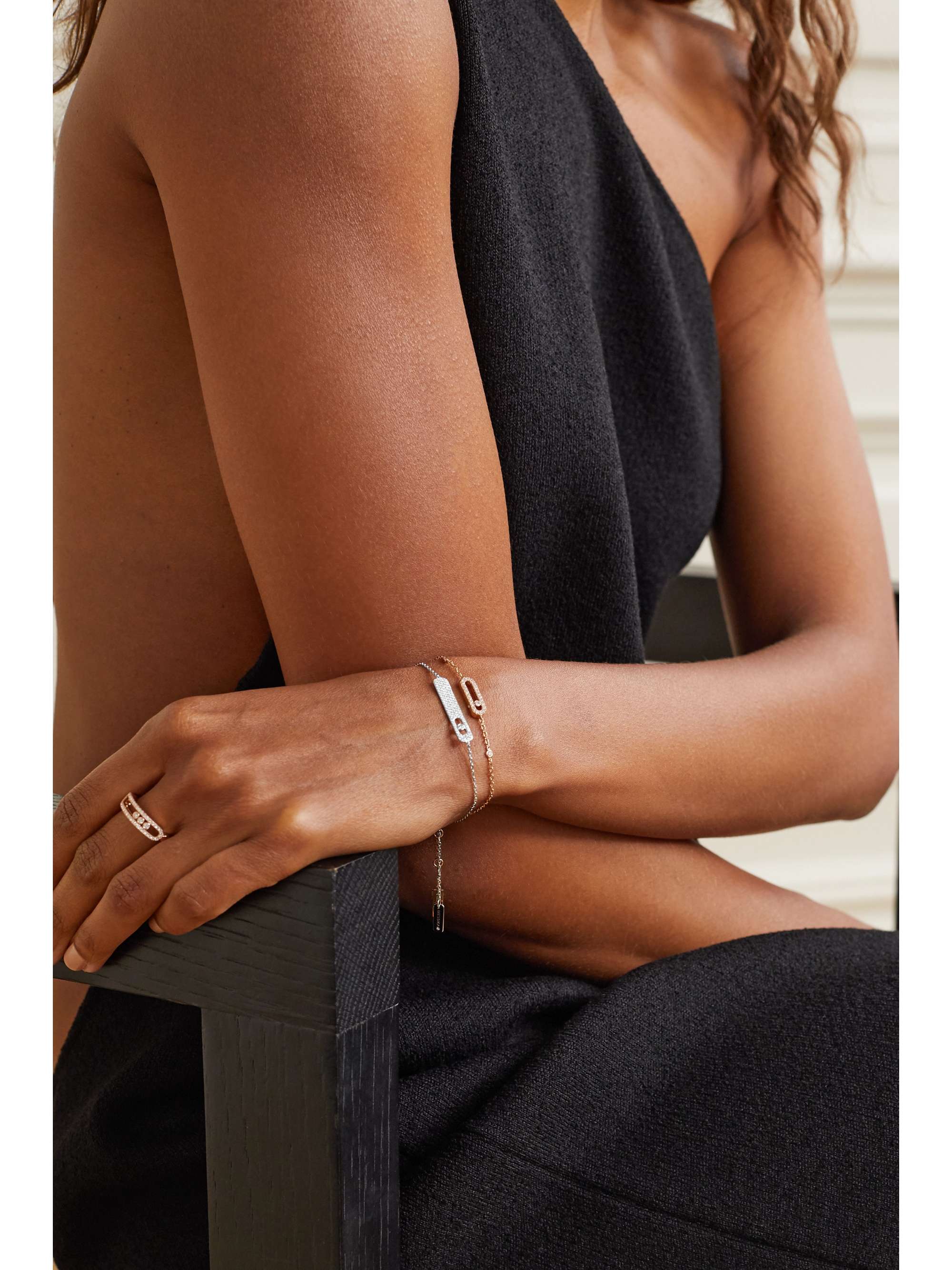 MESSIKA My First Diamond 18-karat white gold diamond bracelet