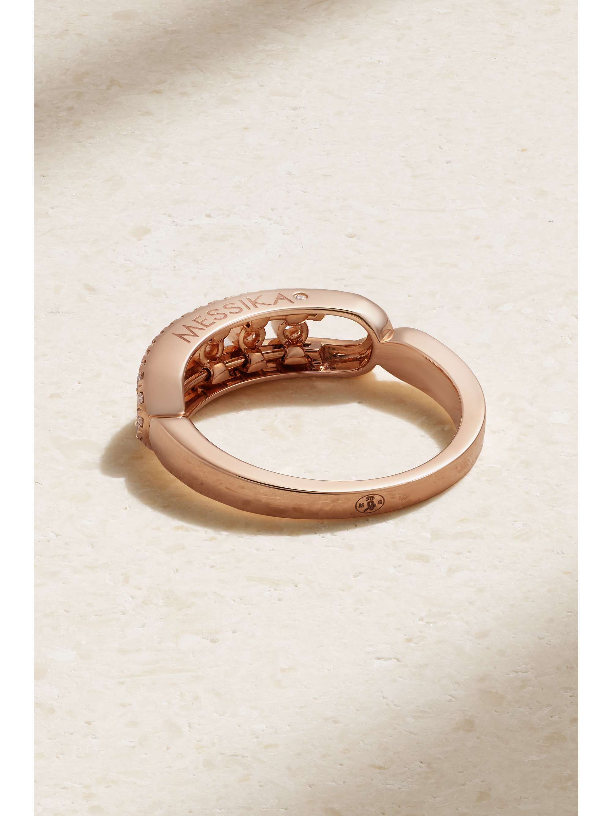 MESSIKA Baby Move 18-karat rose gold diamond ring