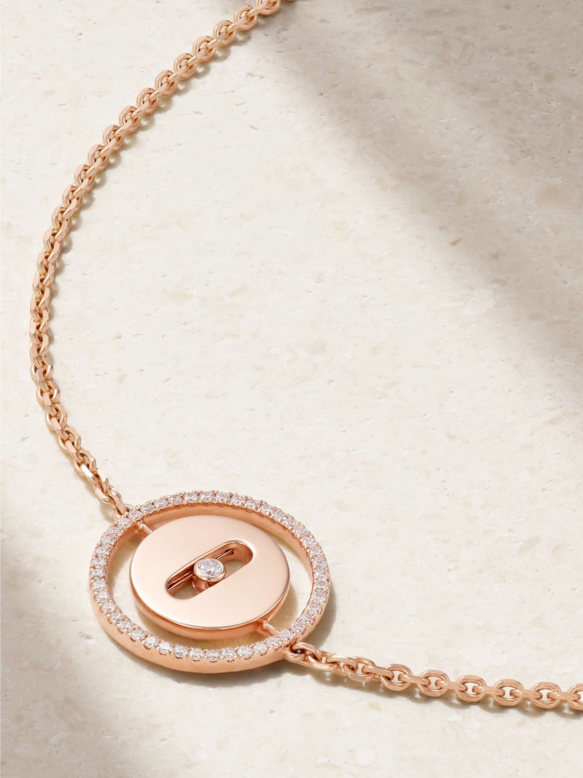 MESSIKA Lucky Move 18-karat rose gold diamond bracelet