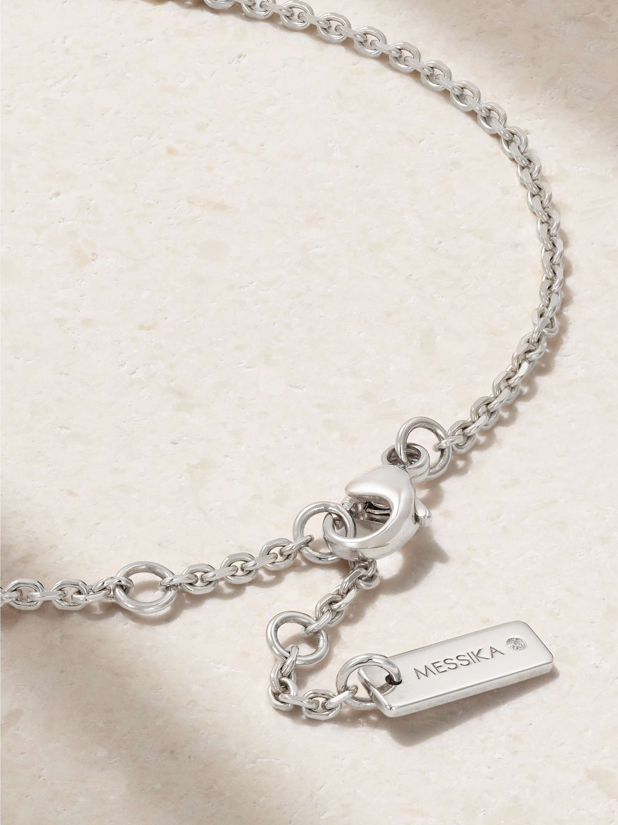MESSIKA Lucky Move 18-karat white gold diamond bracelet
