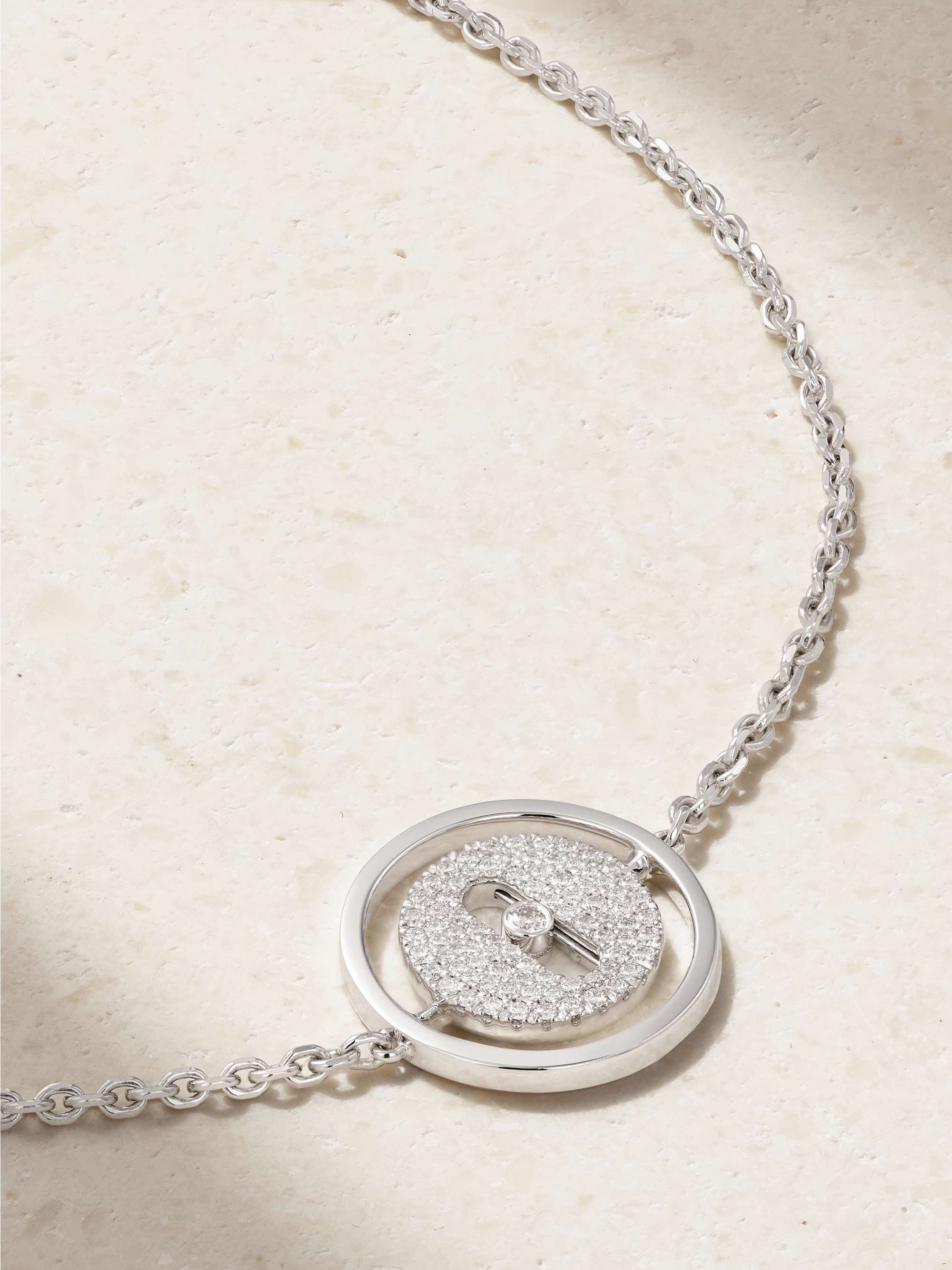 MESSIKA Lucky Move 18-karat white gold diamond bracelet