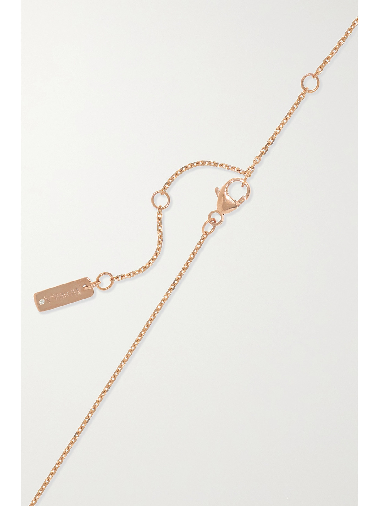 Messika My First Diamond 18-karat Rose Gold Diamond Necklace In Gold