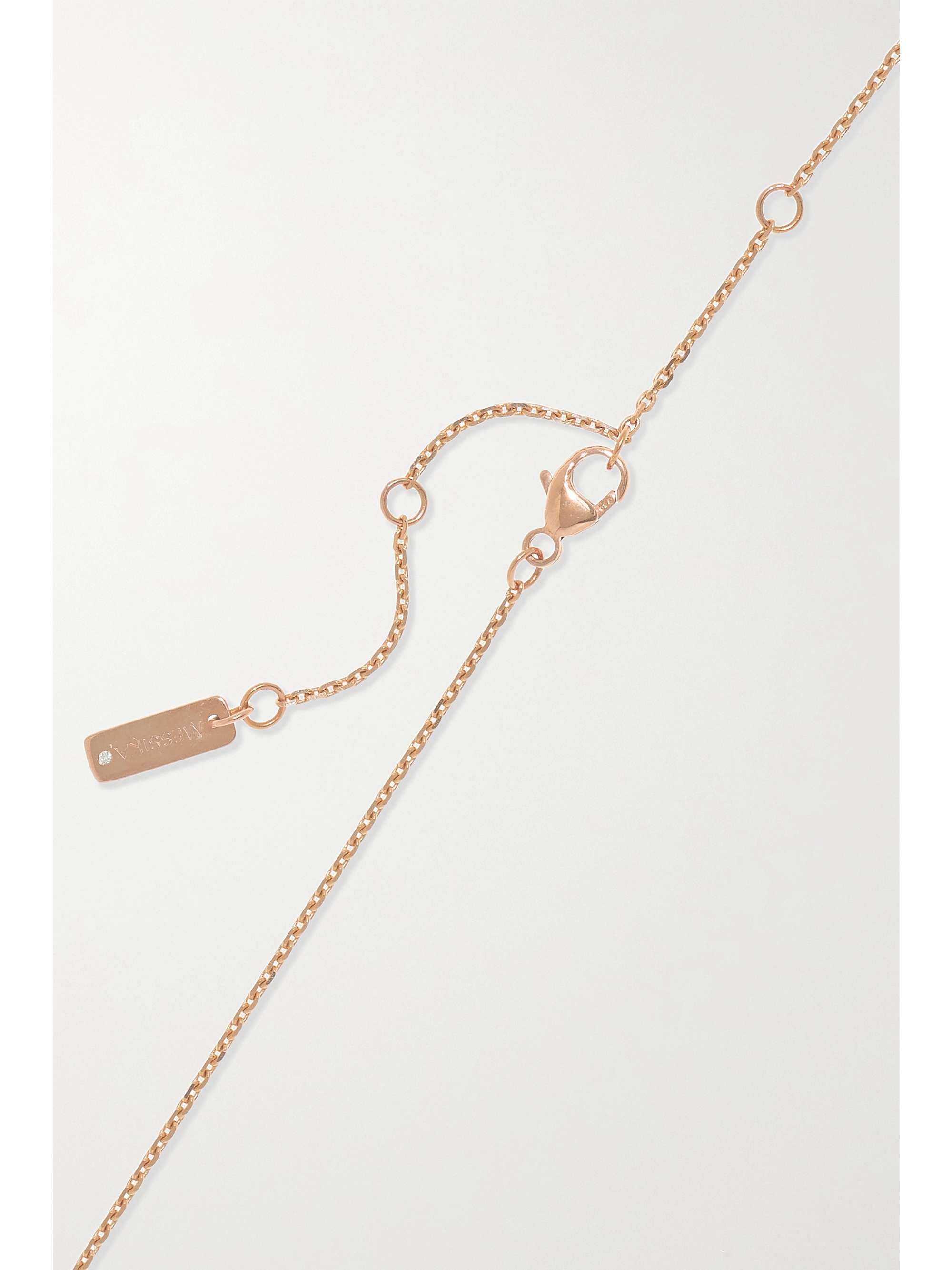 MESSIKA My First Diamond 18-karat rose gold diamond necklace