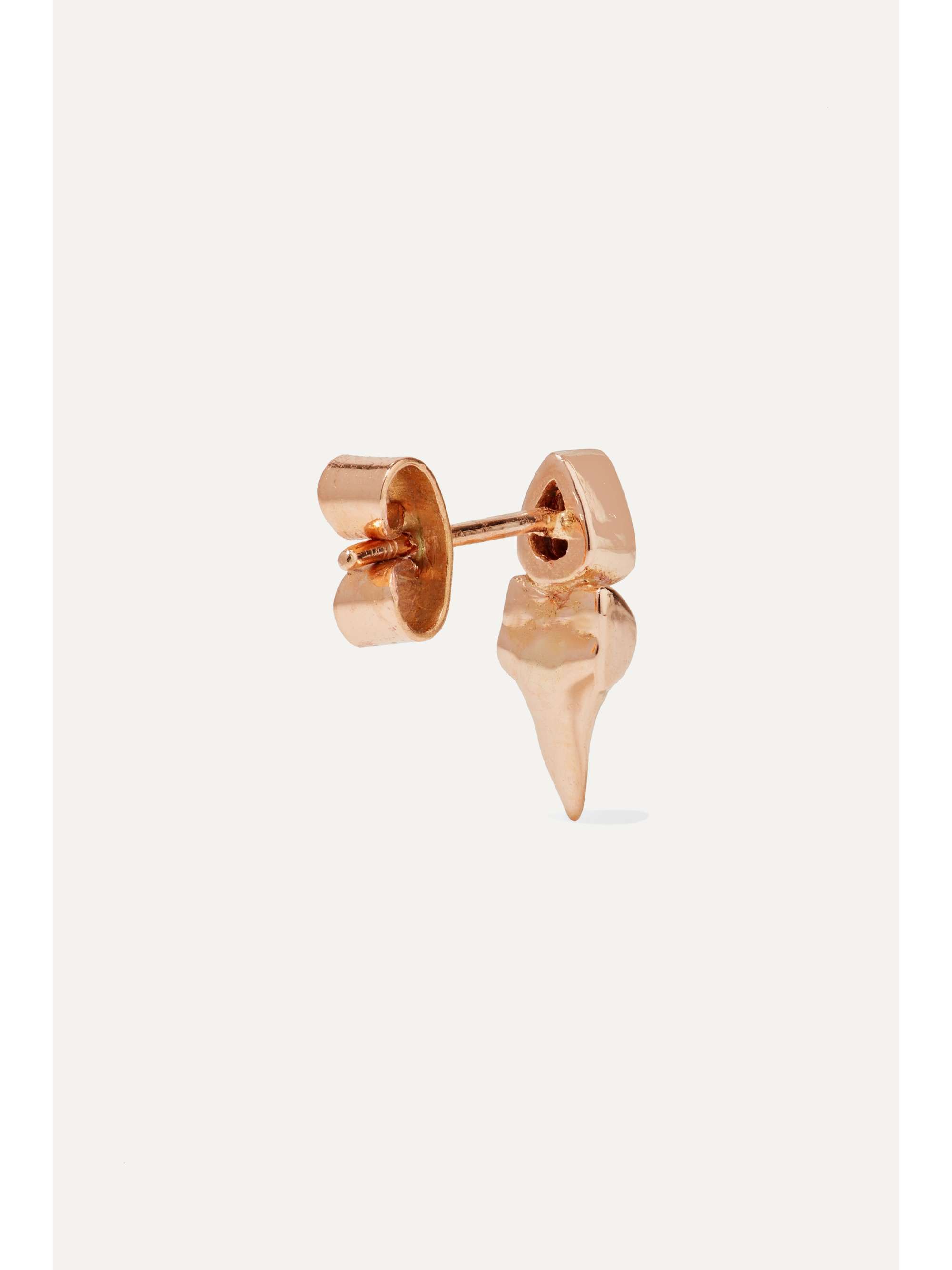 DEZSO BY SARA BELTRÁN 18-karat rose gold diamond earrings