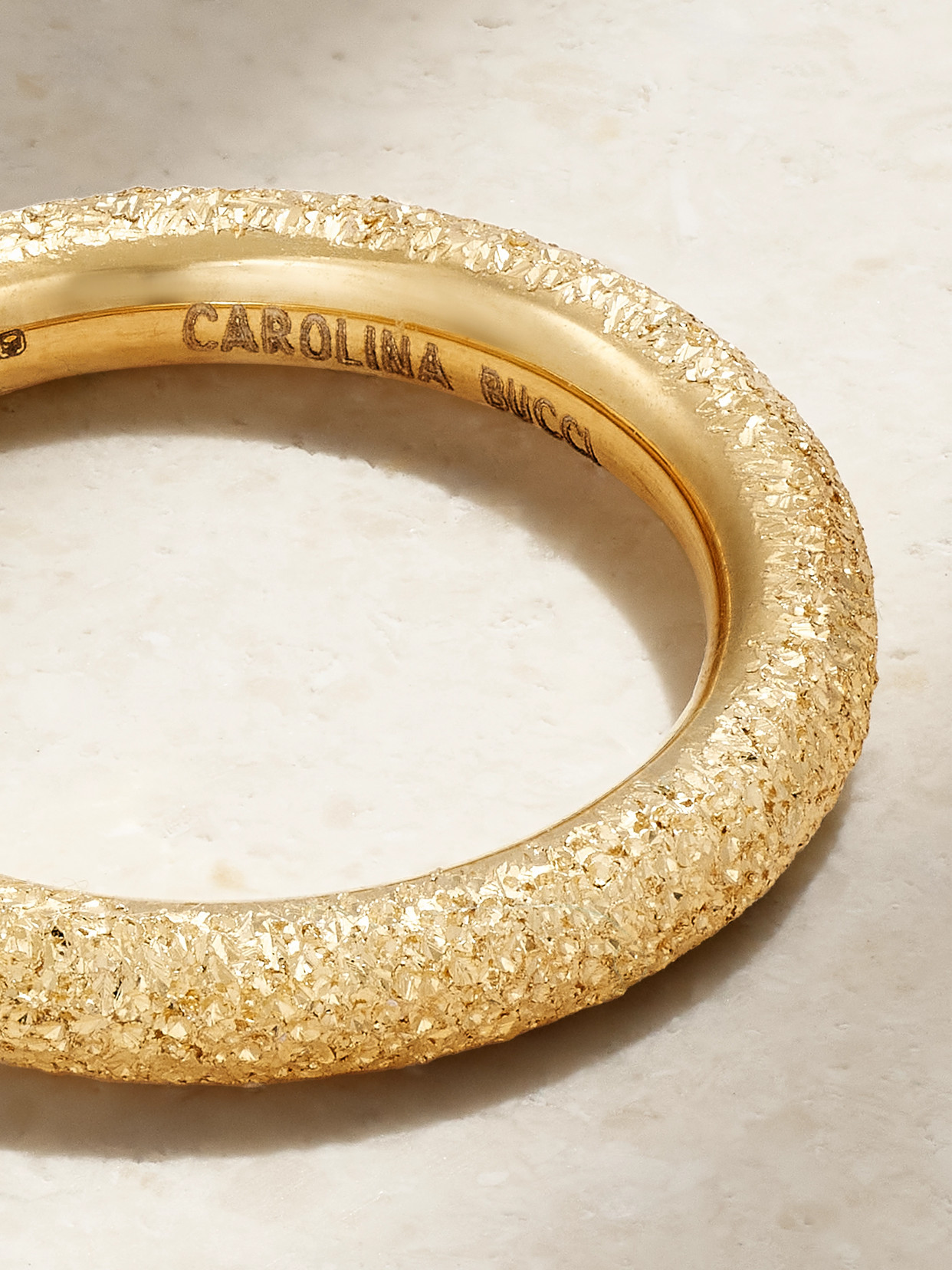 CAROLINA BUCCI FLORENTINE 18-KARAT GOLD RING