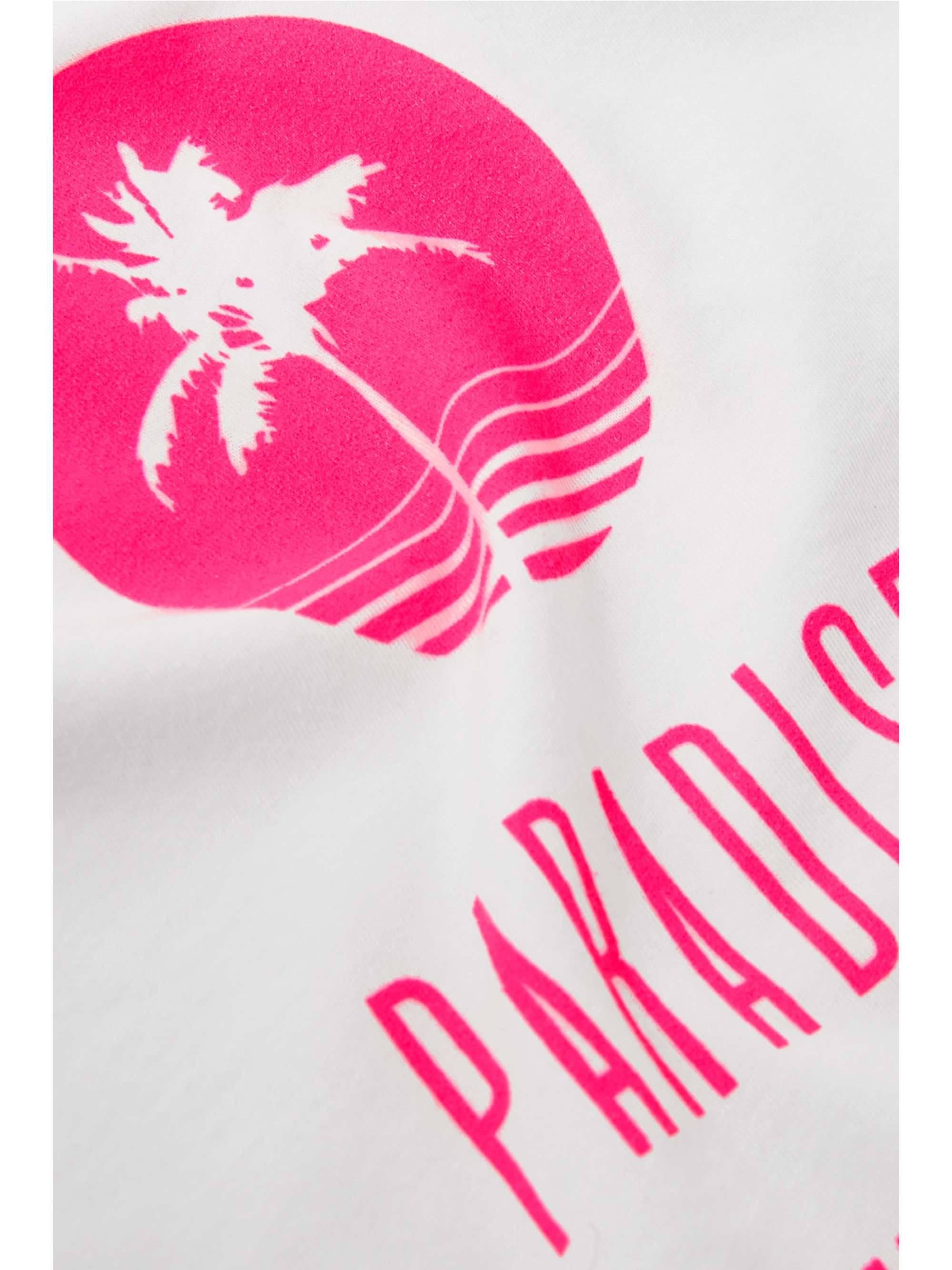 PARADISED KIDS Neon printed cotton-jersey T-shirt