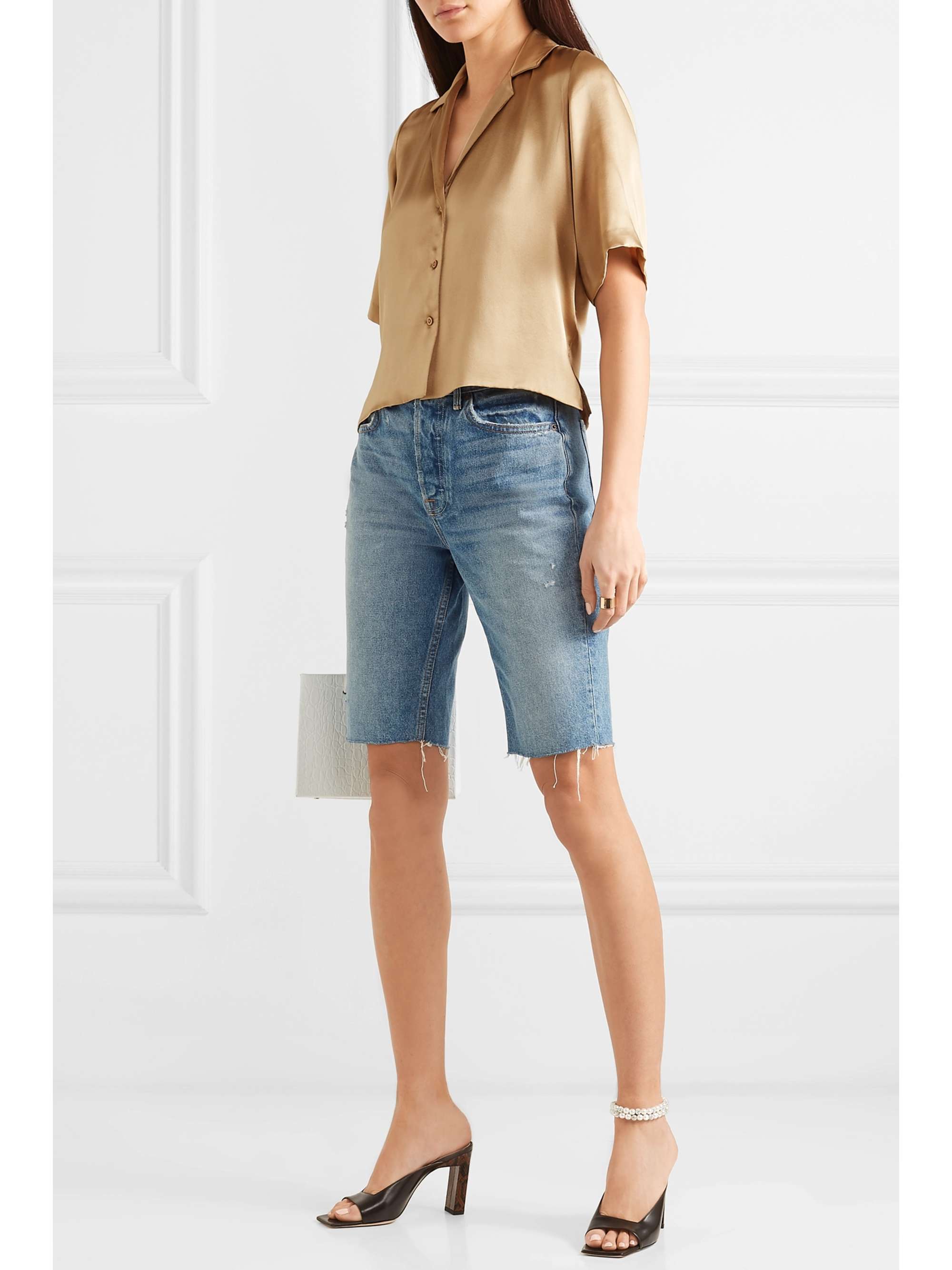 ORSEUND IRIS Le Funk silk-satin shirt