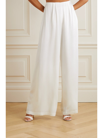 VANESSA COCCHIARO The Coco satin wide-leg pants