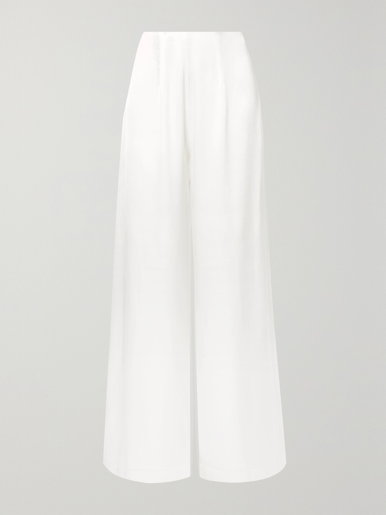 Vanessa Cocchiaro - The Coco Satin Wide-leg Pants - Ivory