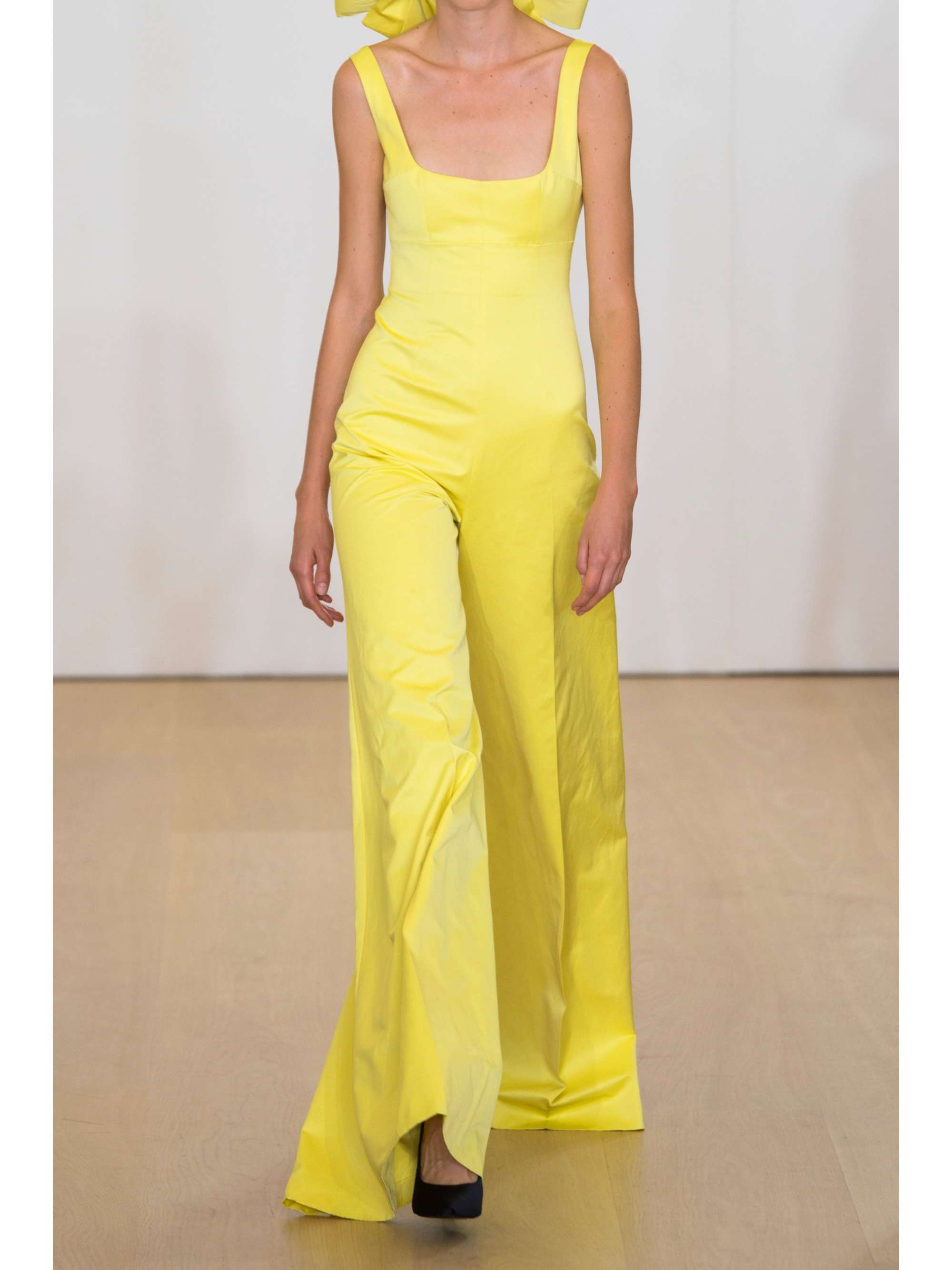 EMILIA WICKSTEAD Delta cotton-blend faille jumpsuit