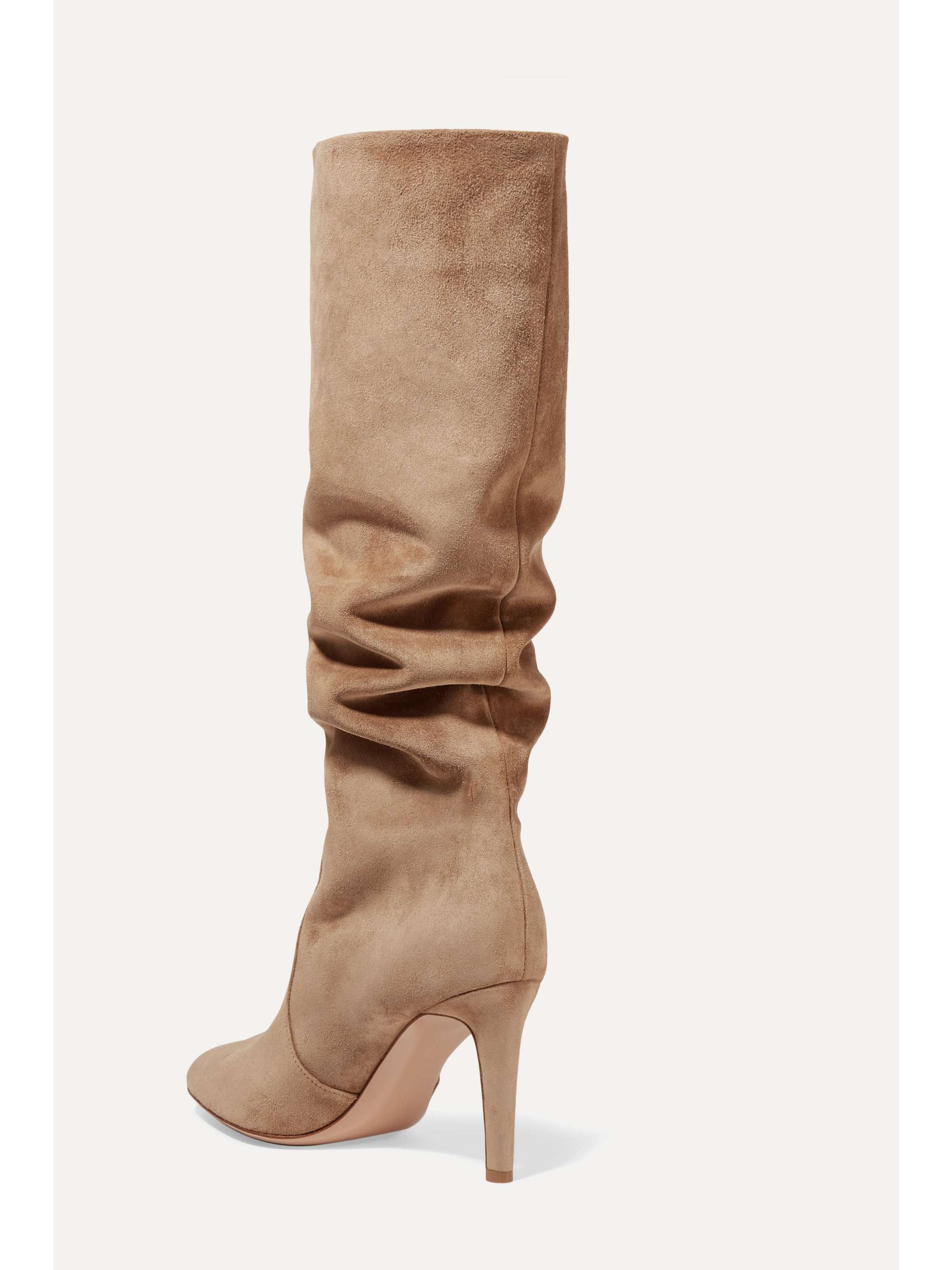 GIANVITO ROSSI 85 suede knee boots