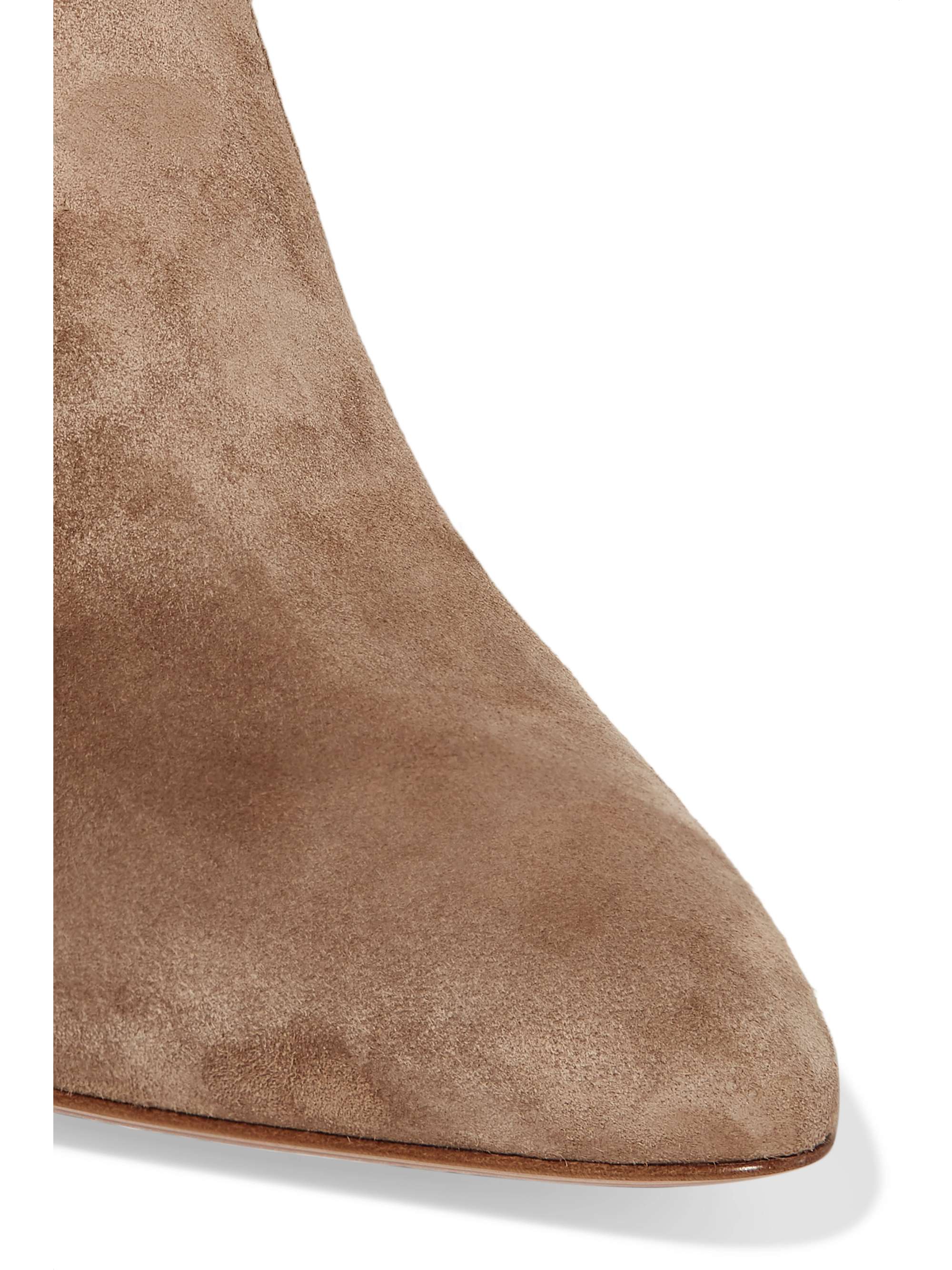 GIANVITO ROSSI 85 suede knee boots