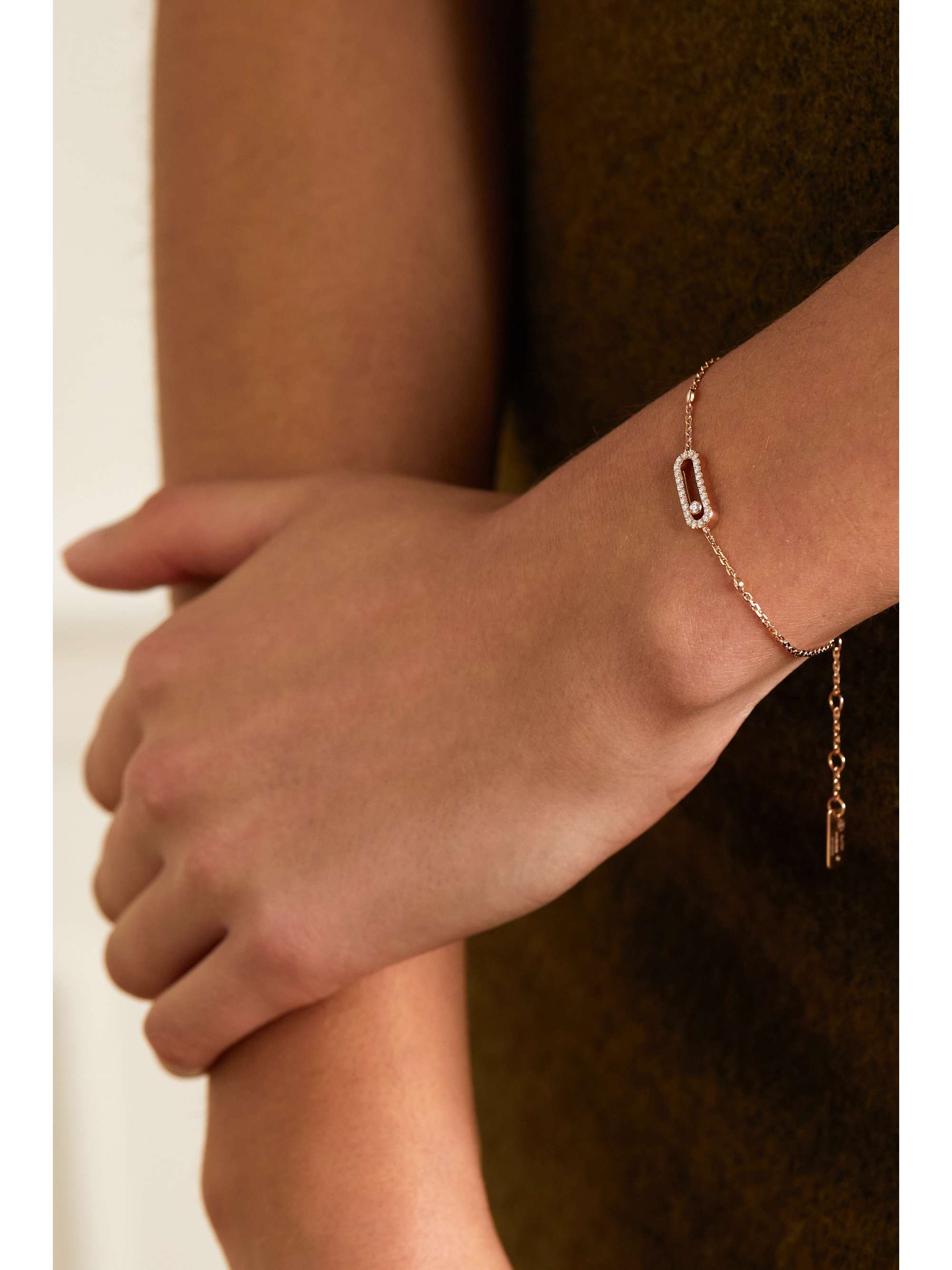 MESSIKA Move Uno 18-karat gold diamond bracelet