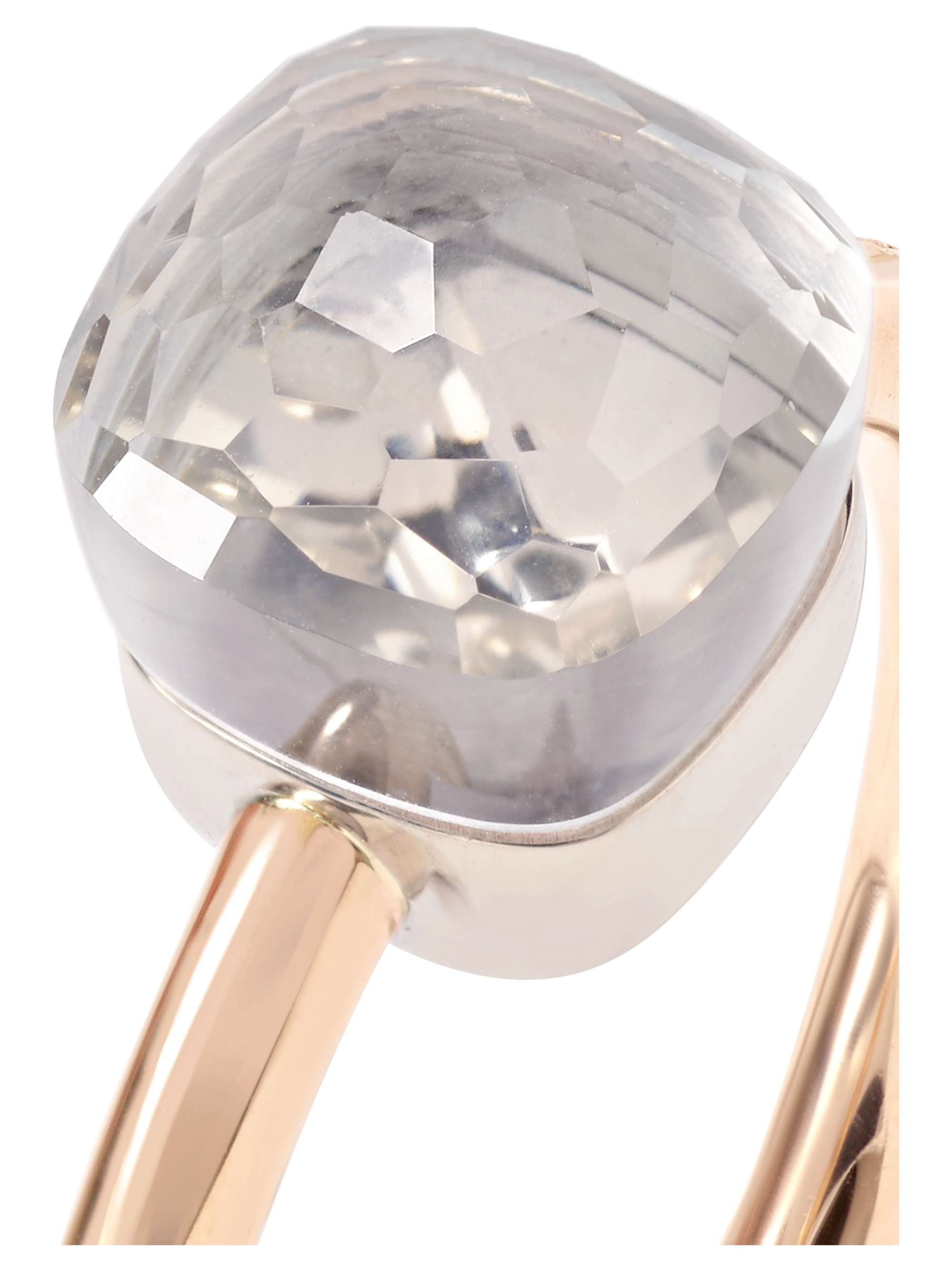 POMELLATO Nudo Petit 18K 玫瑰金托帕石戒指