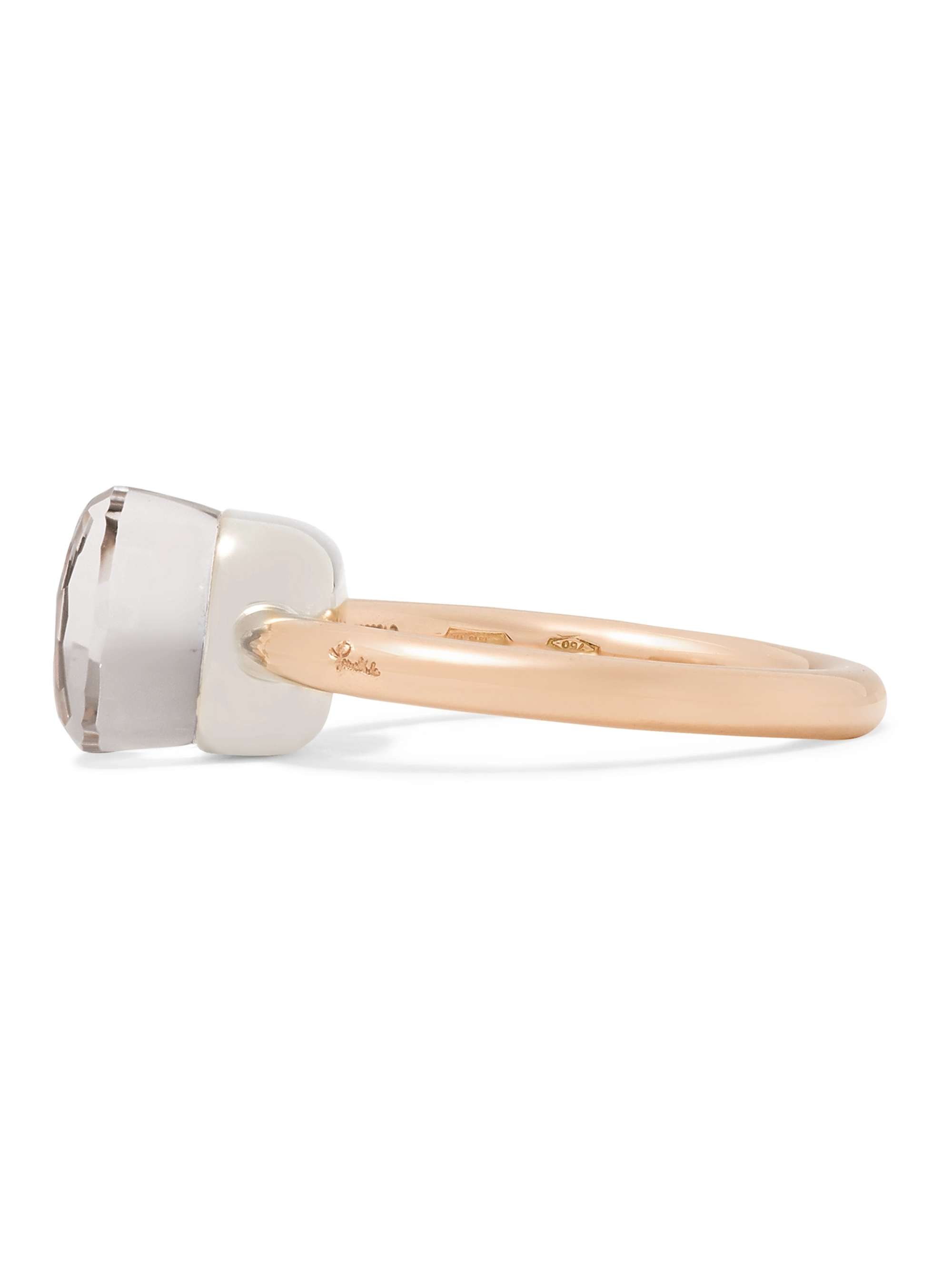 POMELLATO Nudo Petit 18K 玫瑰金托帕石戒指