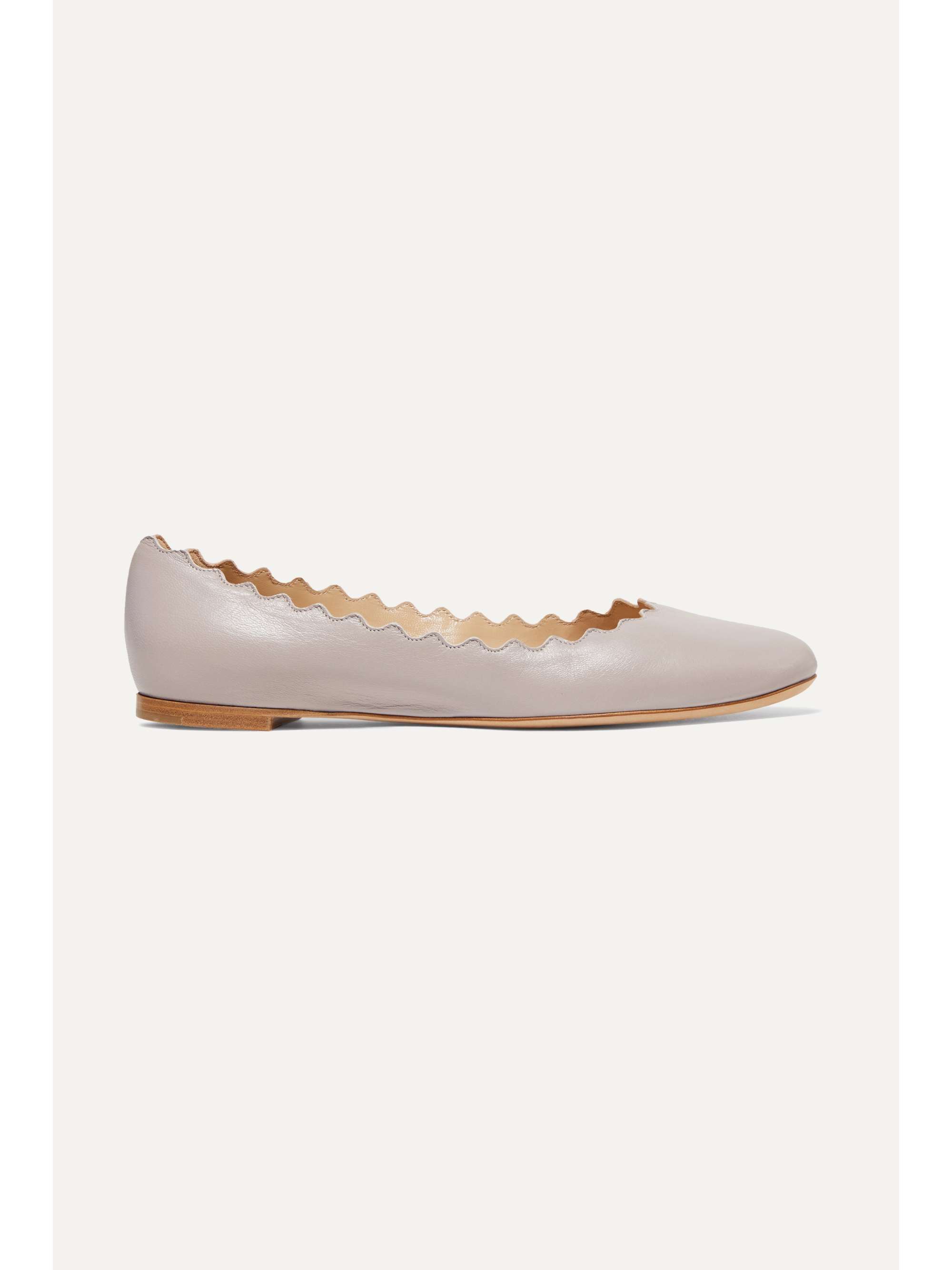 chloe lauren scalloped flats