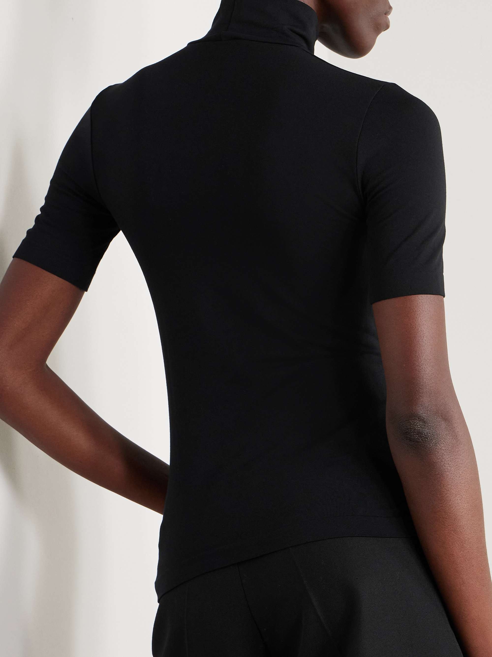 WOLFORD + NET SUSTAIN Aurora modal-blend jersey turtleneck top