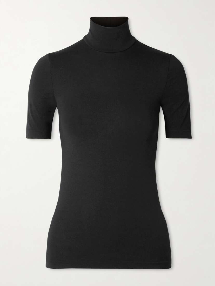Wolford Aurora Modal-blend Jersey Turtleneck Top