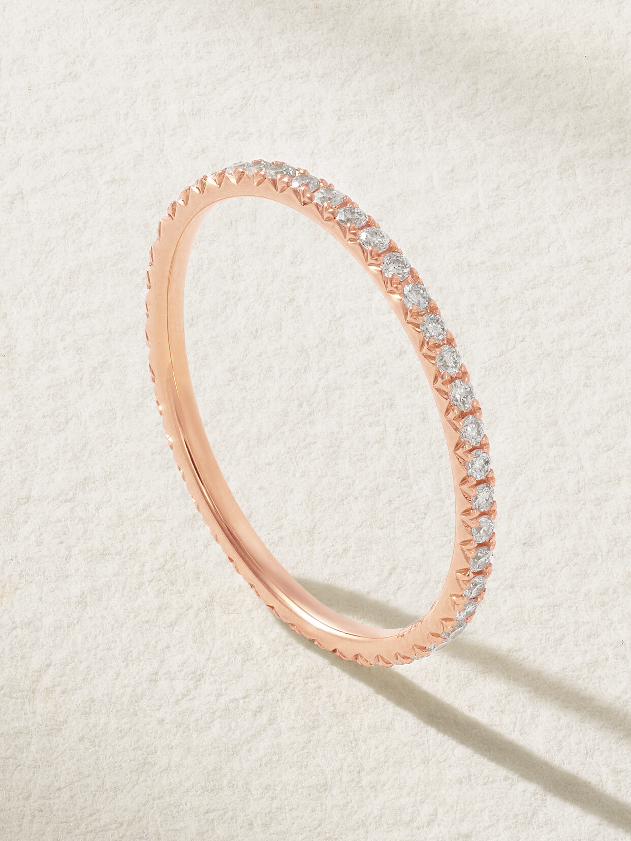 Anita Ko - Eternity 18-karat Rose Gold Diamond Ring - 5