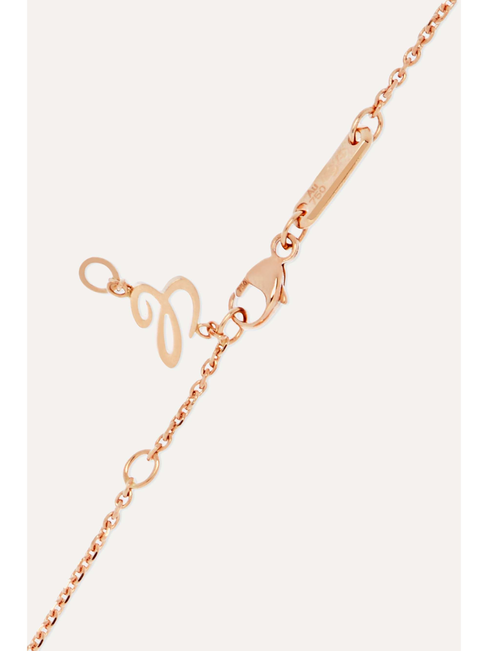 CHOPARD Happy Diamonds 18-karat rose gold diamond bracelet