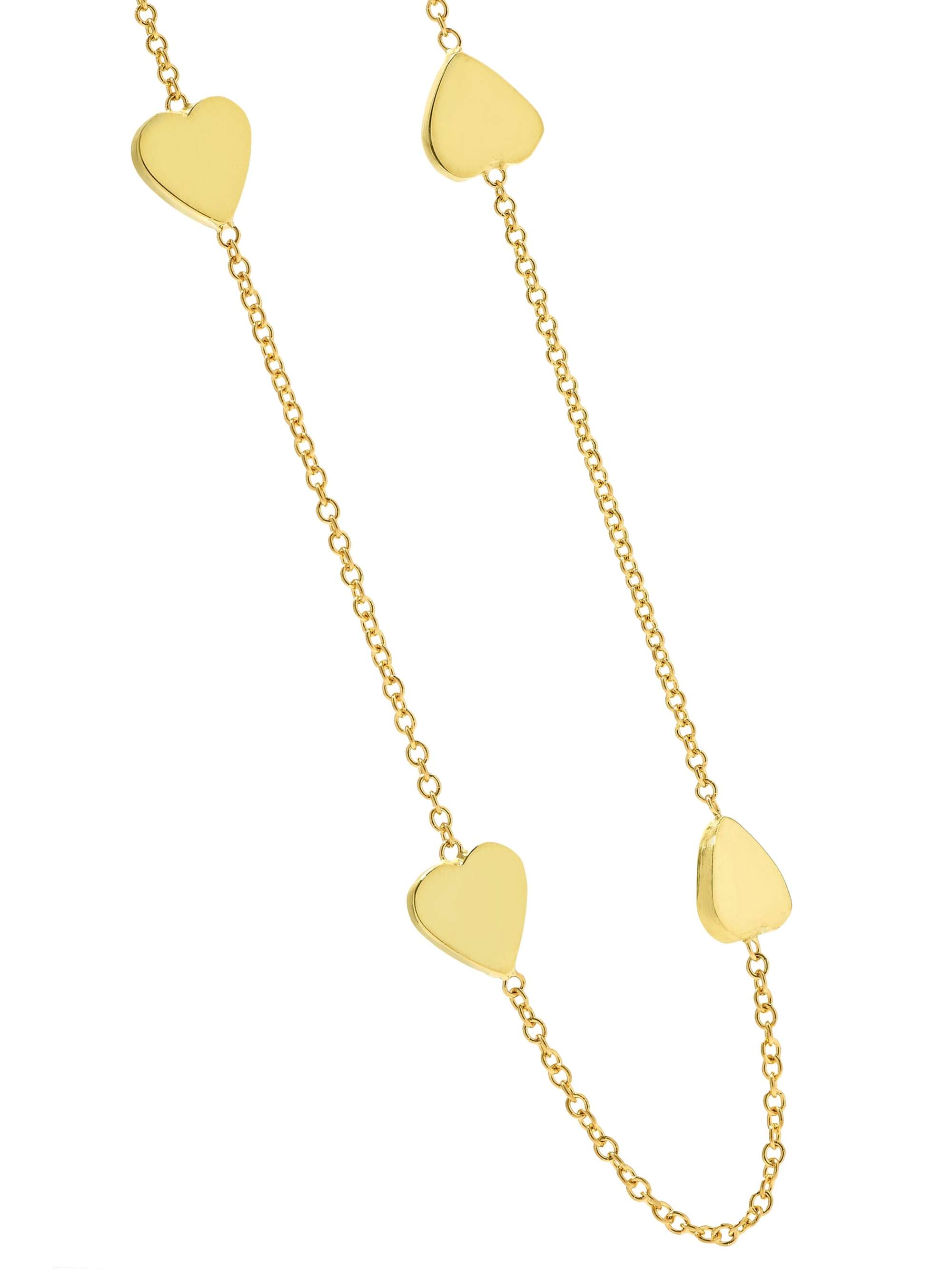 JENNIFER MEYER Heart-By-The-Inch 18-karat gold necklace