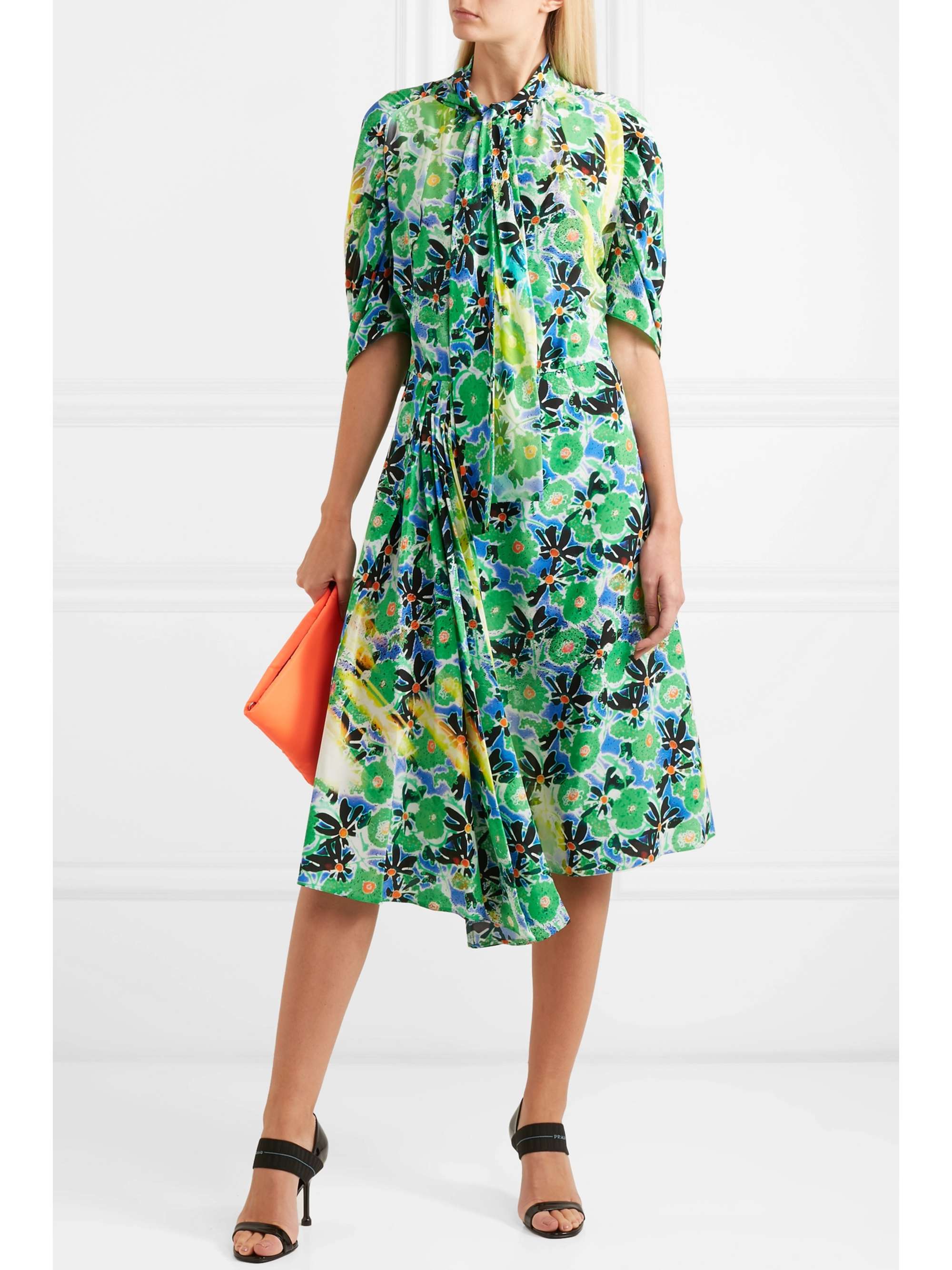 prada floral dress