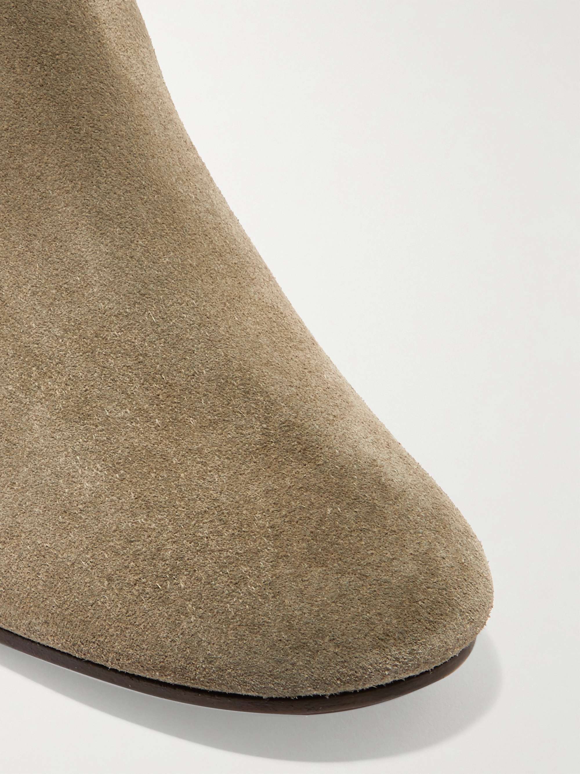 Beige Dicker suede boots | ISABEL MARANT | NET-A-PORTER