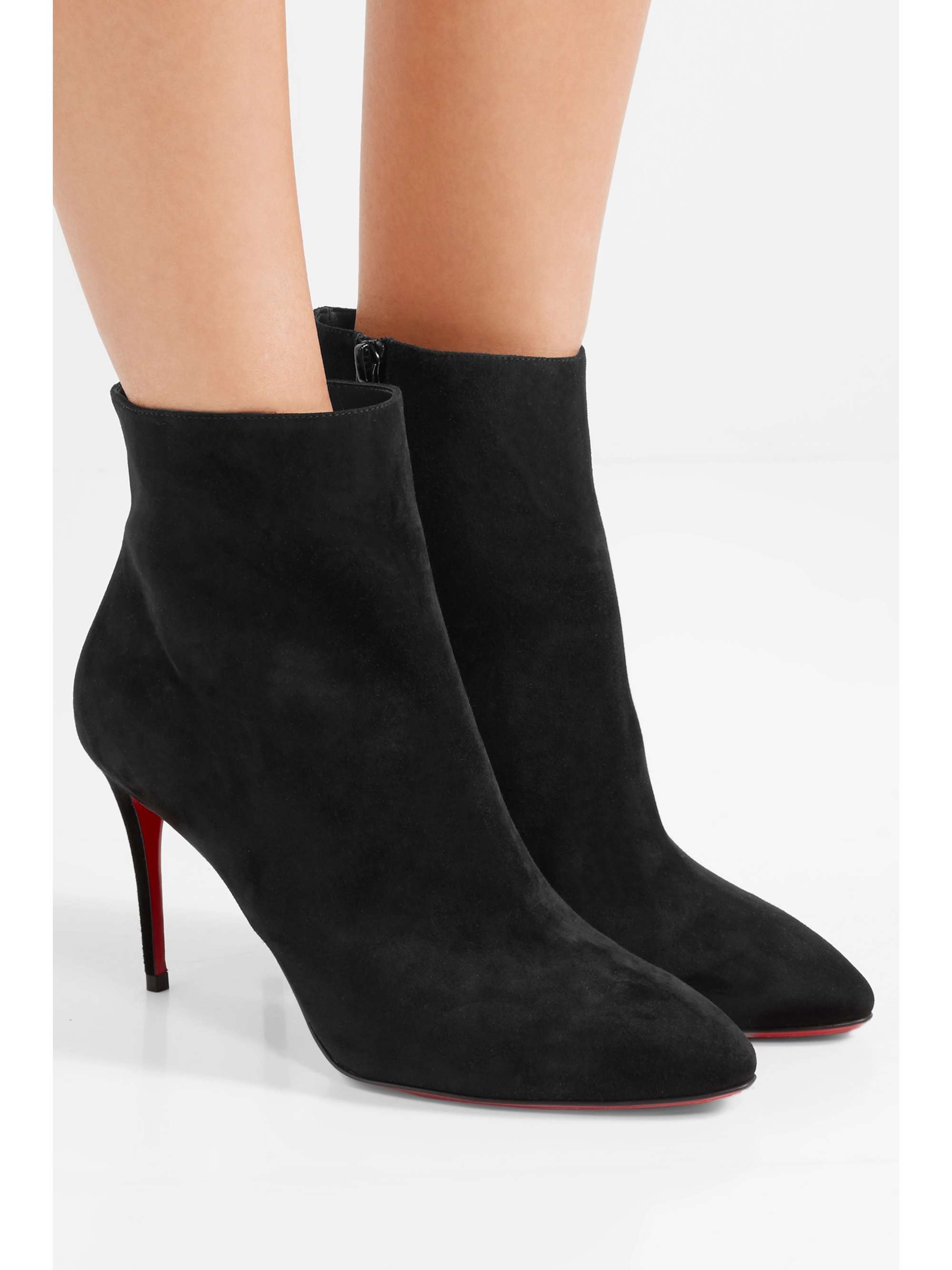 christian louboutin black boots